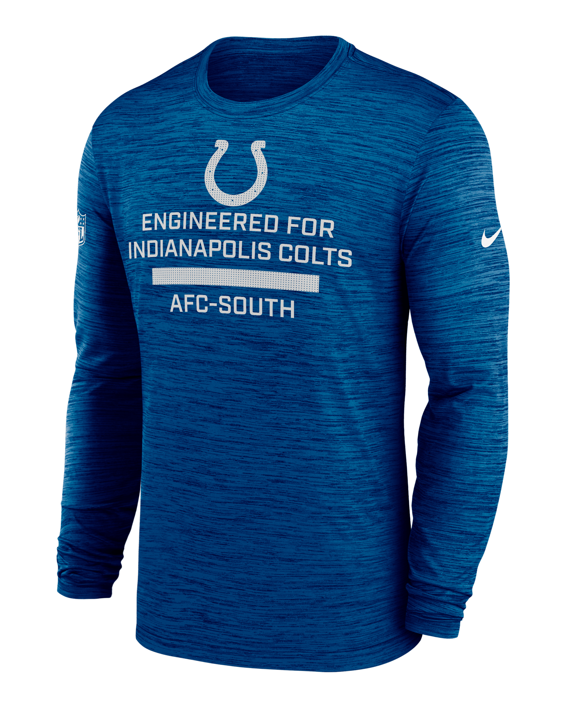 Indianapolis Colts Sideline Team Issue Velocity Men's Nike Dri-FIT NFL Long-Sleeve T-Shirt - Blue