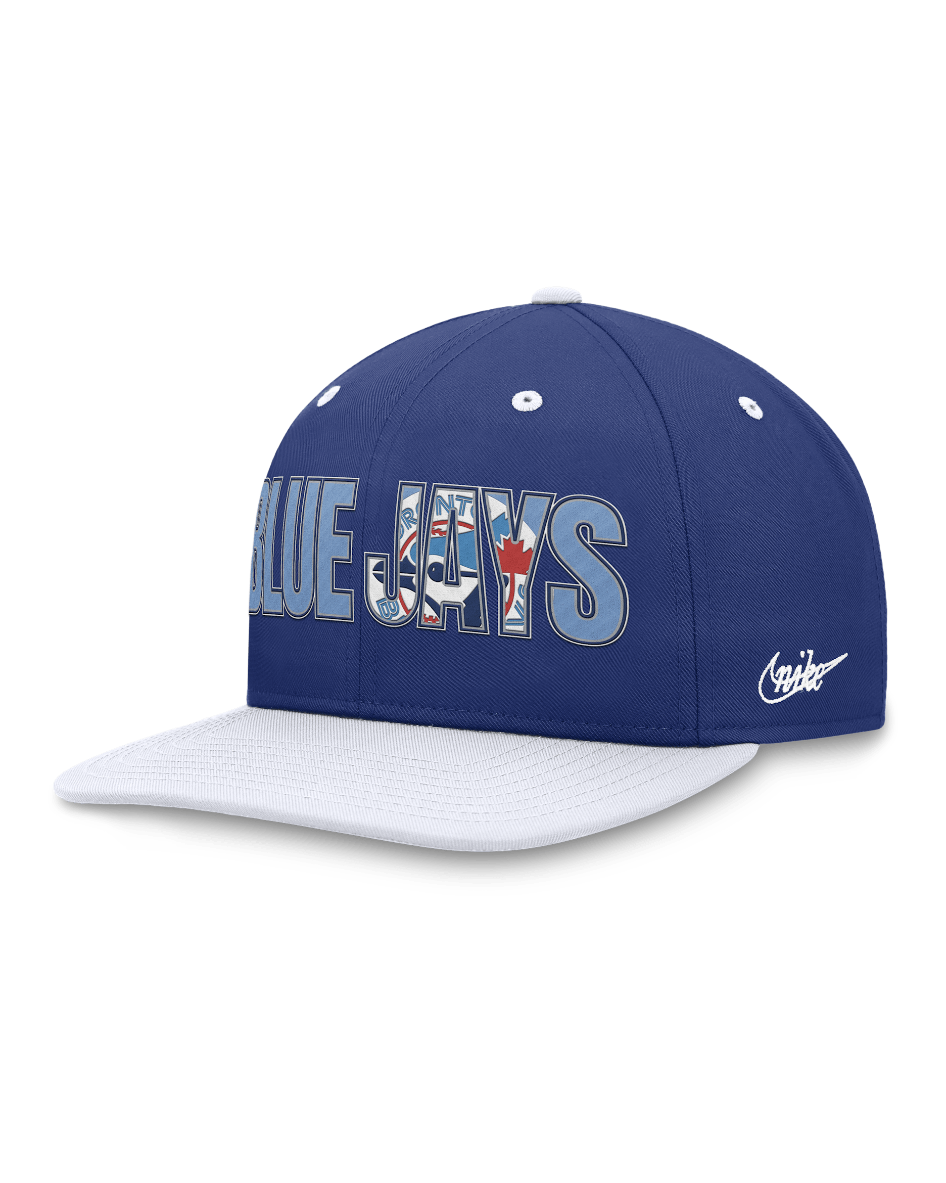 Toronto Blue Jays Pro Cooperstown Men's Nike MLB Adjustable Hat - Royal/White