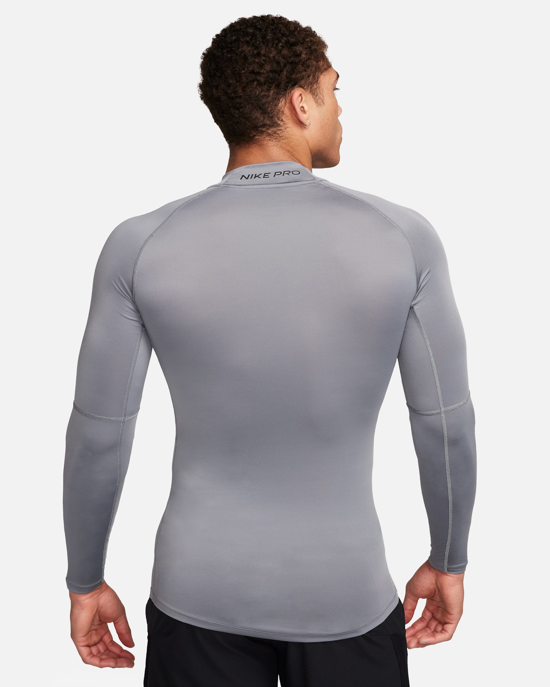 Nike Pro Men's Dri-FIT Fitness Mock-Neck Long-Sleeve Top