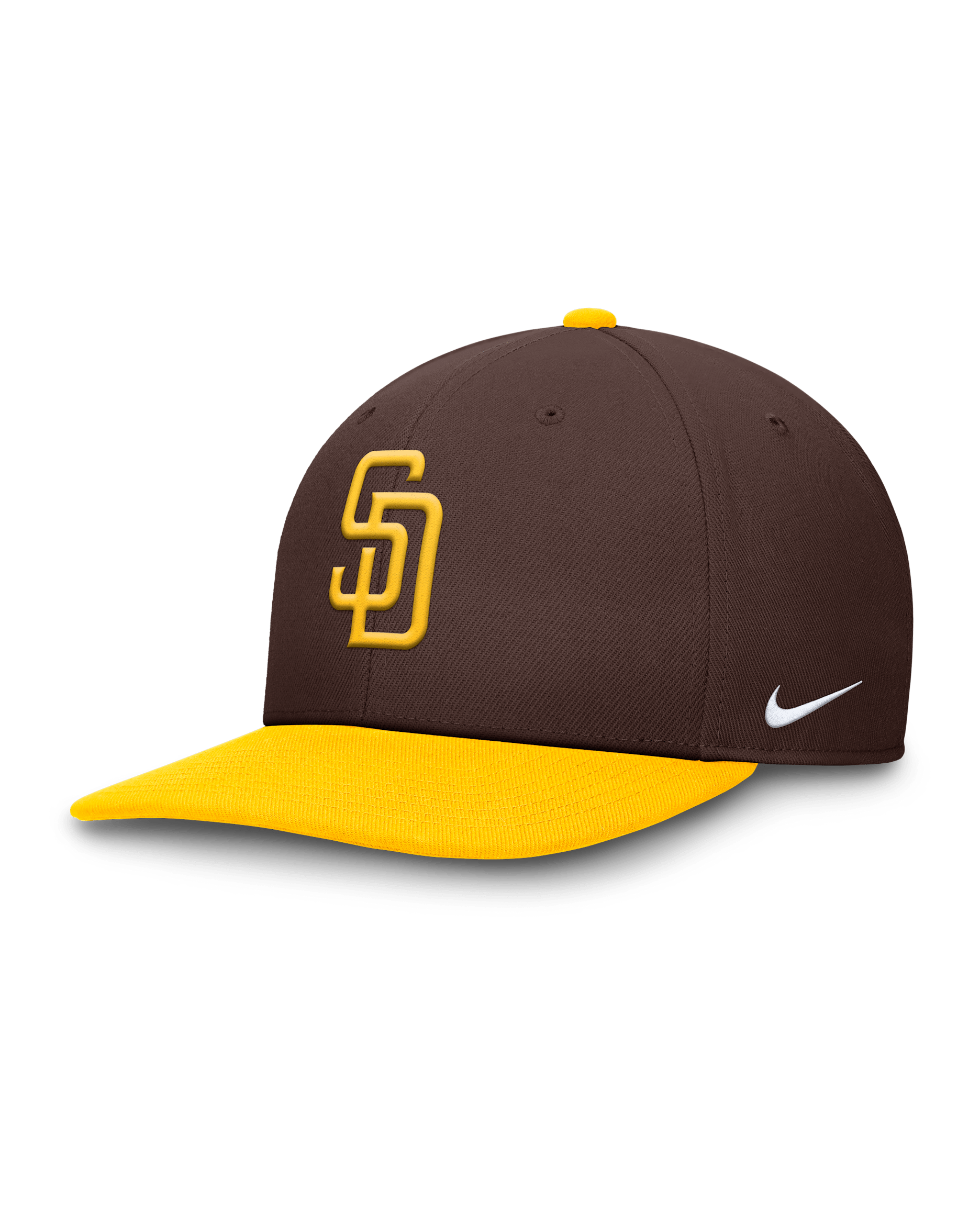 San Diego Padres Pro Men's Nike Dri-FIT MLB Adjustable Hat - Dark Cinder