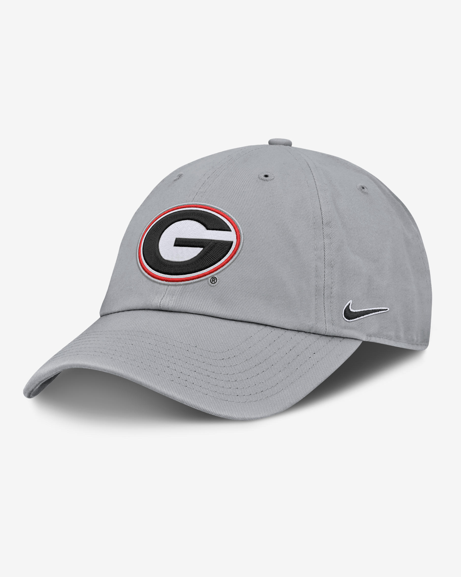 Gorra universitaria Nike ajustable para hombre Georgia 2025/26 College Football Playoff Bound Club - Gris