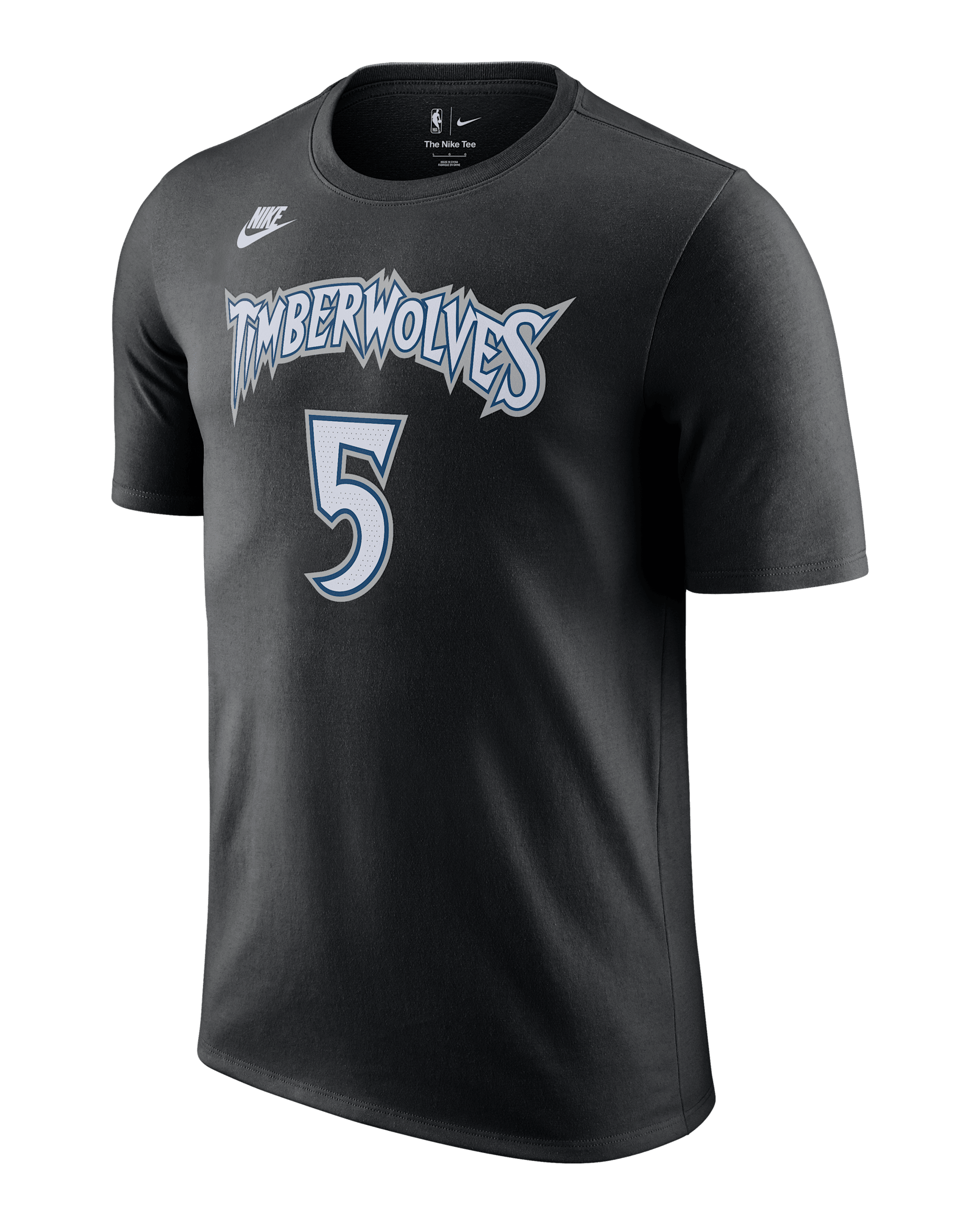 Minnesota Timberwolves Hardwood Classics Essentials Men's Nike NBA T-Shirt - Black