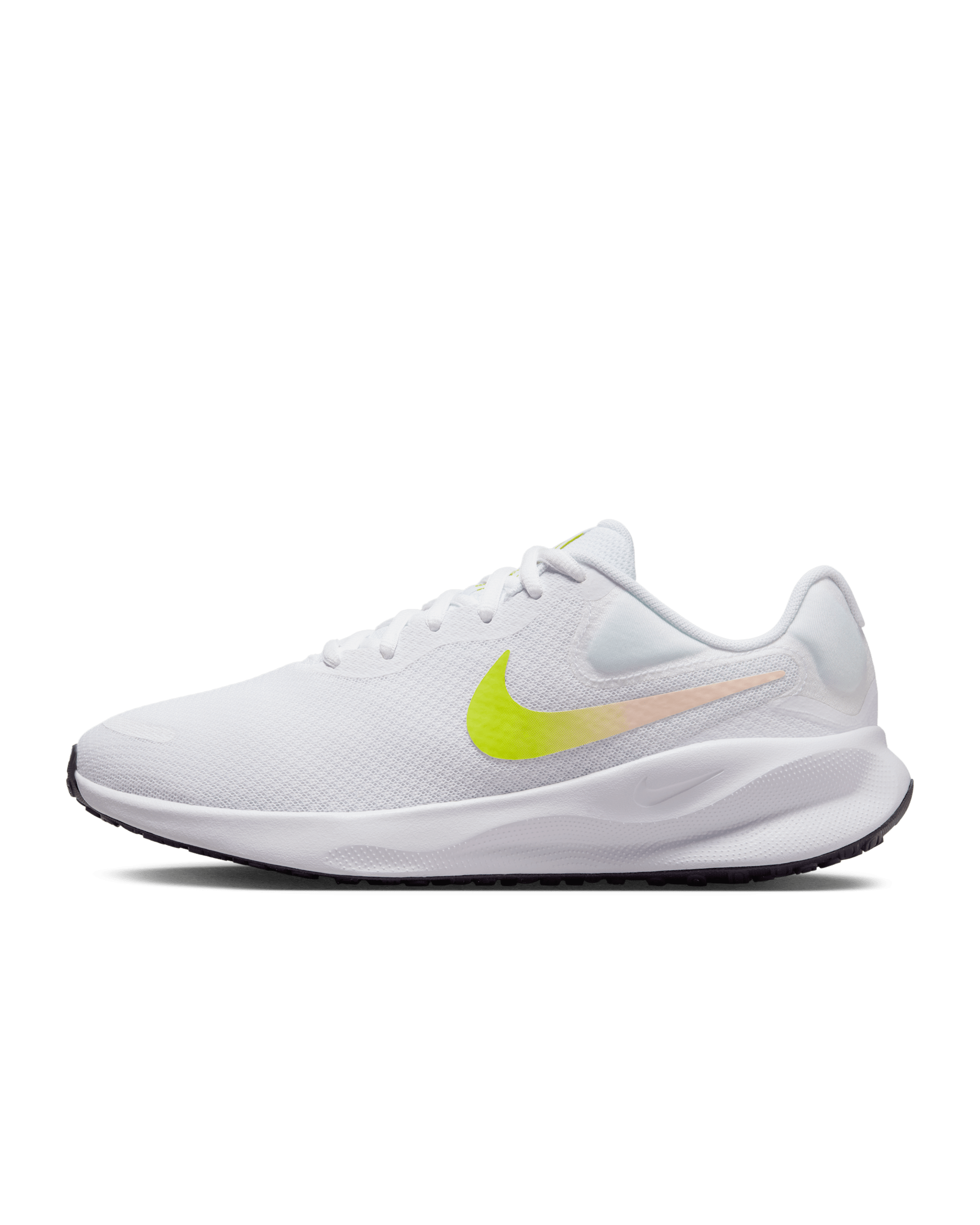Nike Revolution 7 Women's Road Running Shoes (Extra Wide) - White/Crimson Tint/Dark Raisin/Cyber