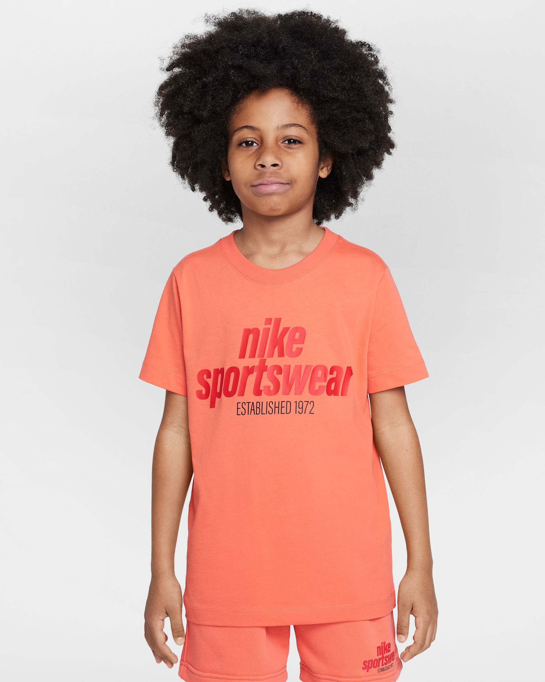 Nike Sportswear Big Kids' T-Shirt - Magic Ember
