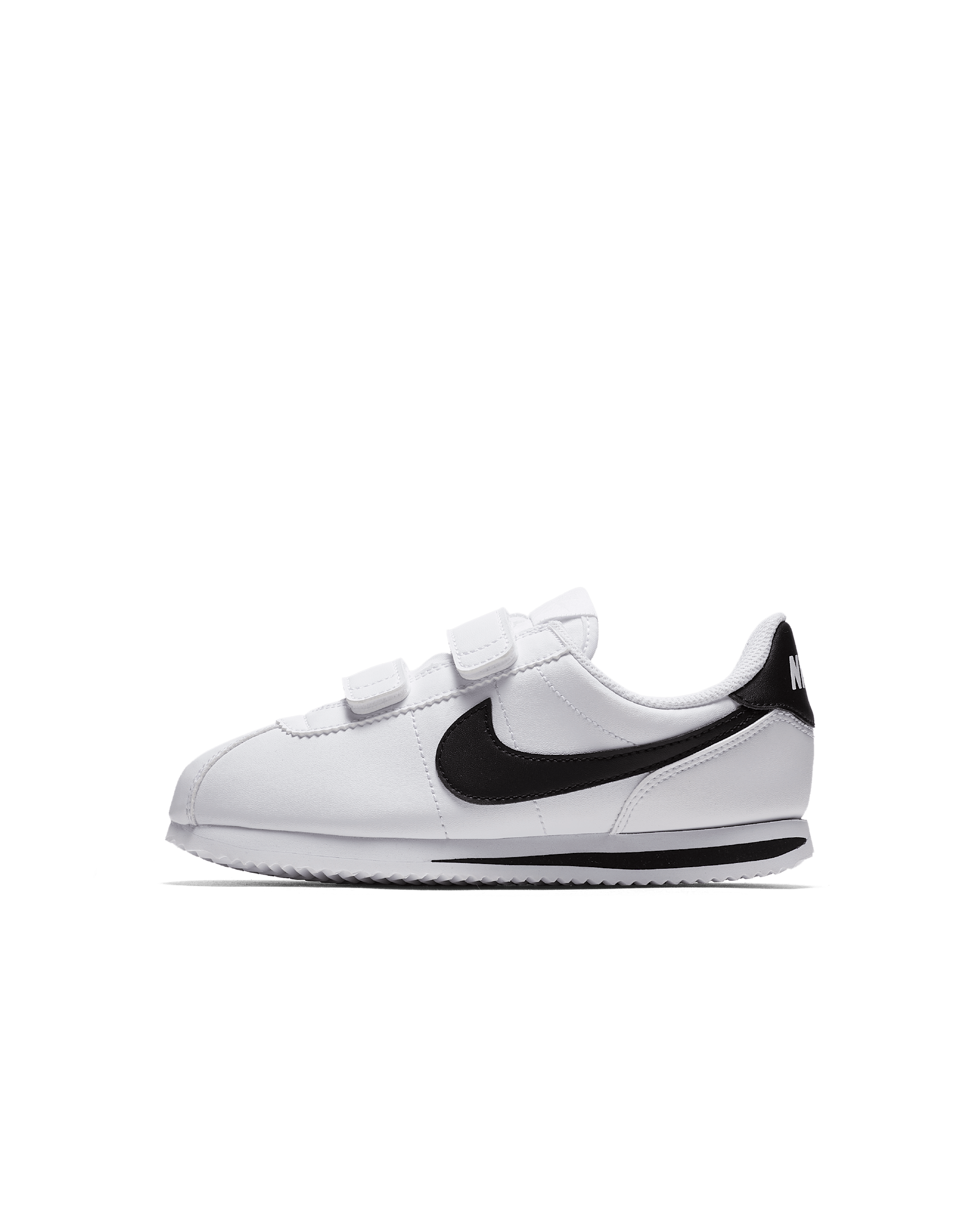 Nike Cortez Basic SL Younger Kids' Shoes - White/Black