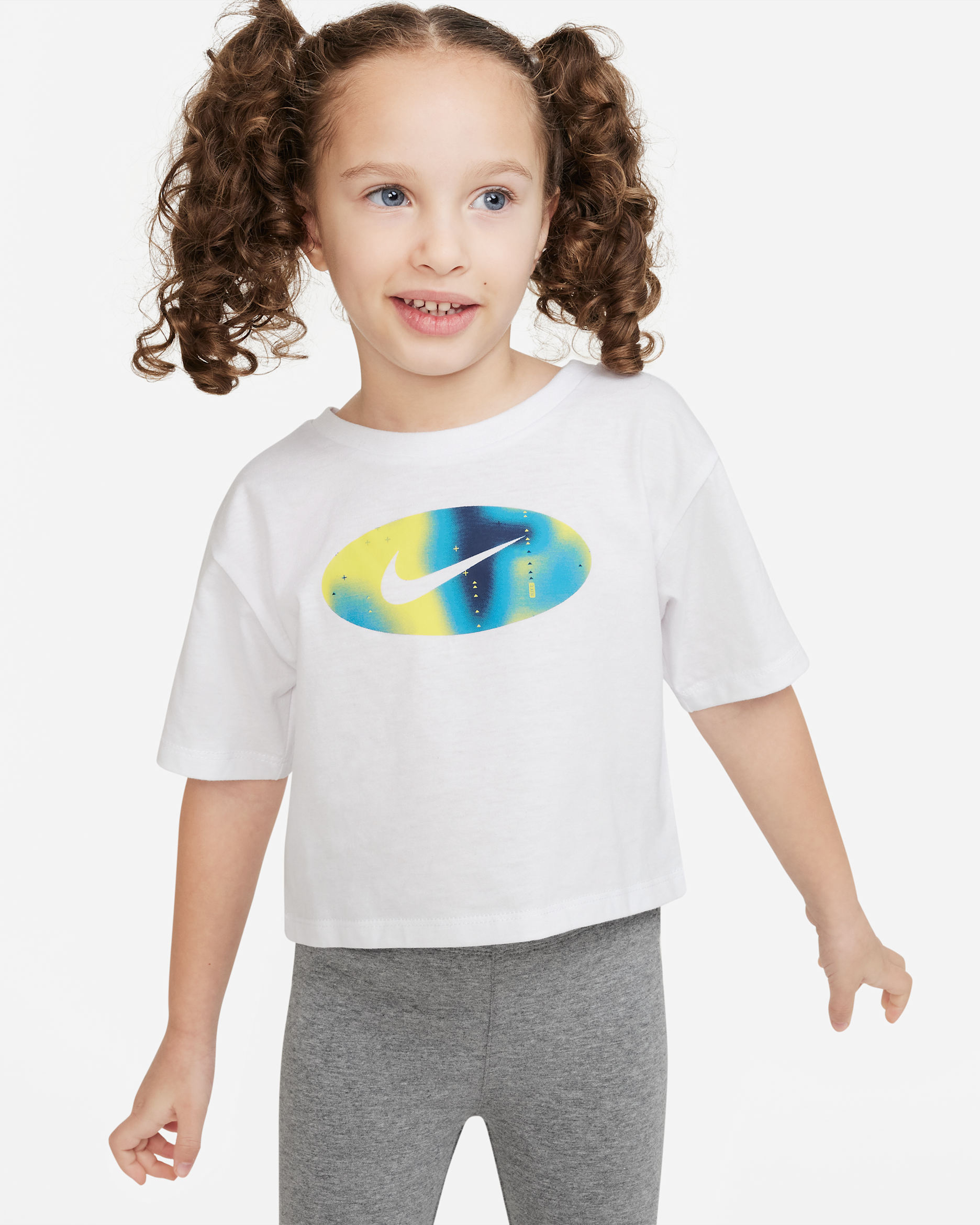 Nike Kids Create Graphic Boxy Tee Toddler T-Shirt - White