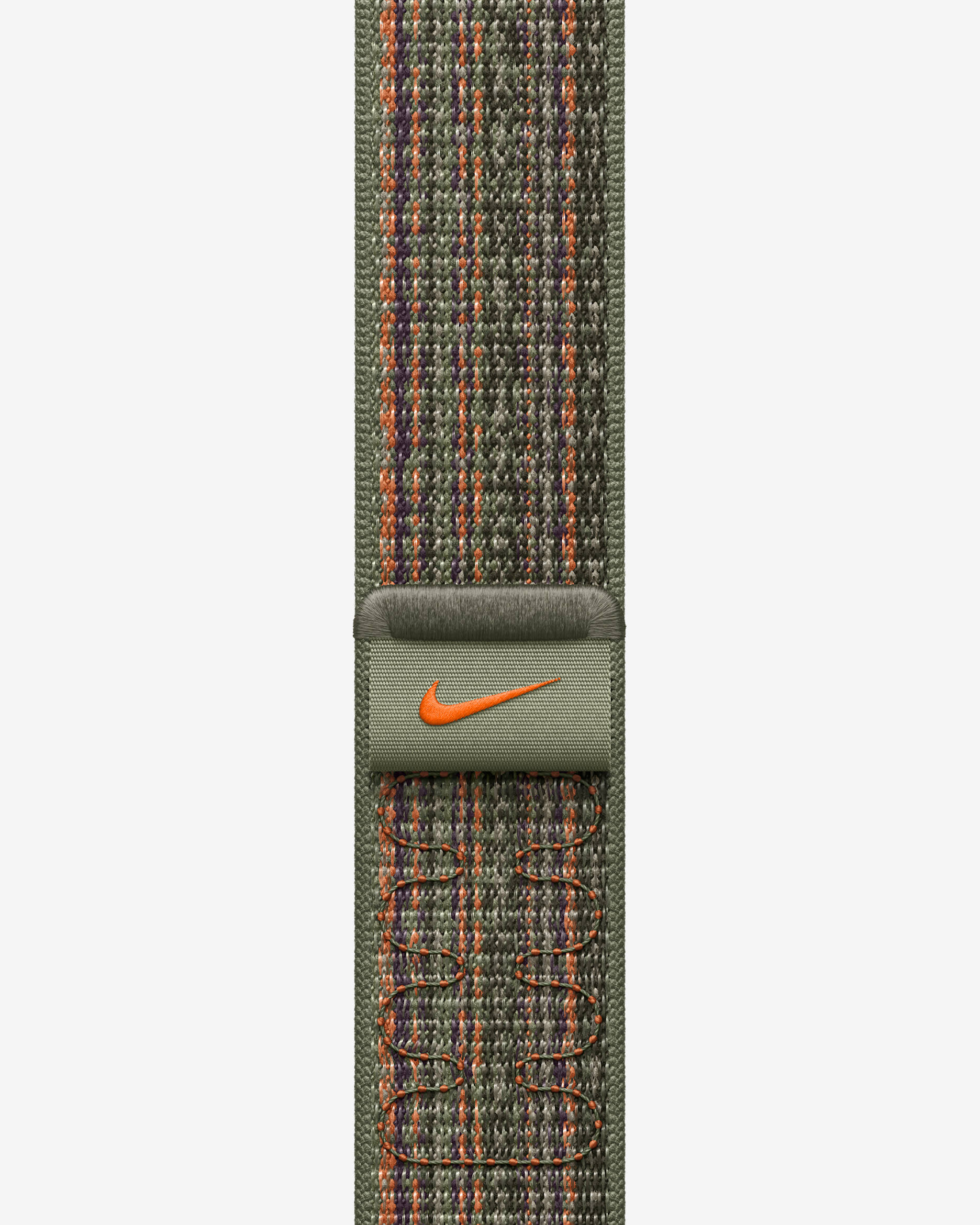 41mm Sequoia/Orange Nike Sport Loop - Sequoia/Orange