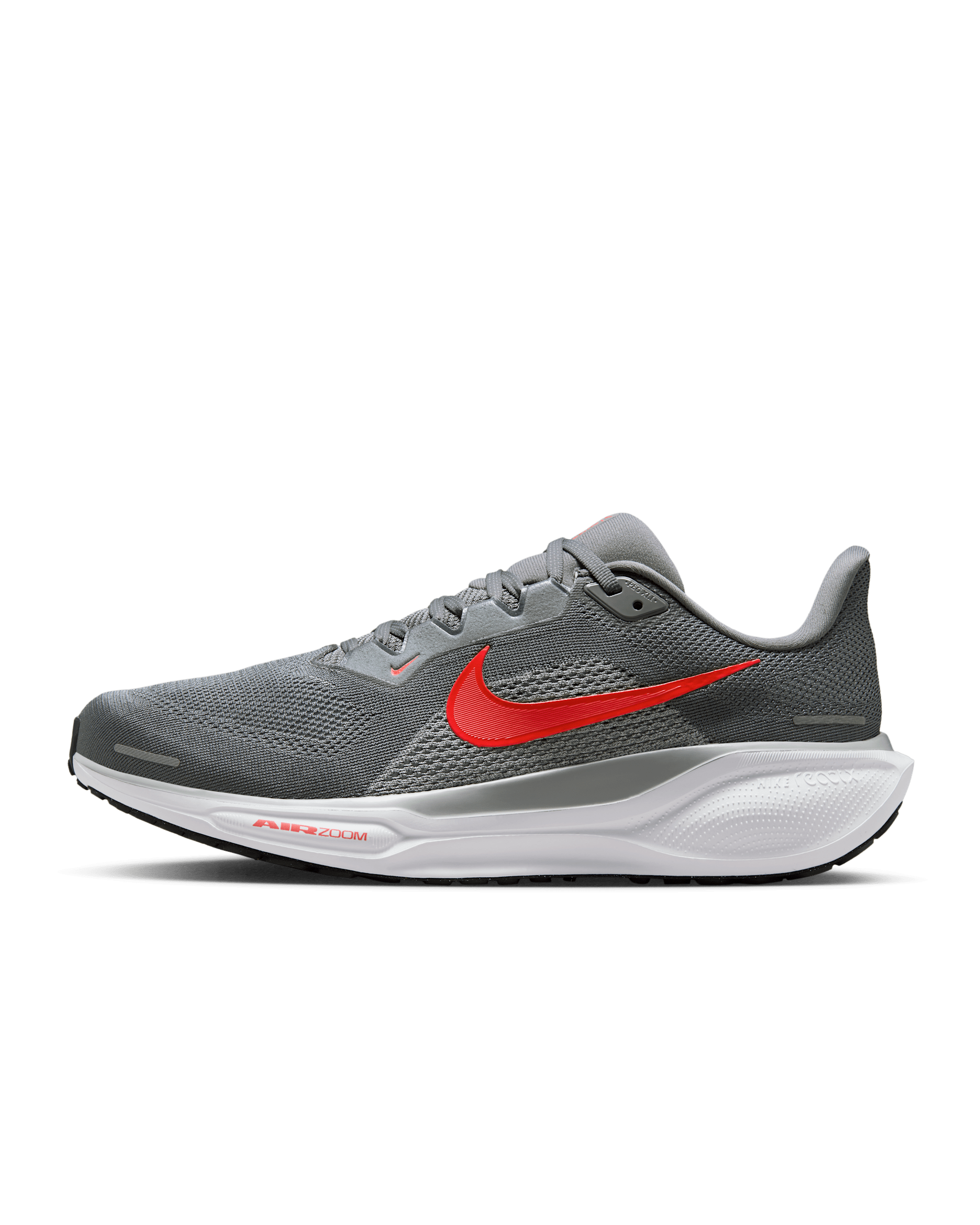 Nike Pegasus 41 Men's Road Running Shoes (Extra Wide) - Cool Grey/Wolf Grey/Pure Platinum/Bright Crimson