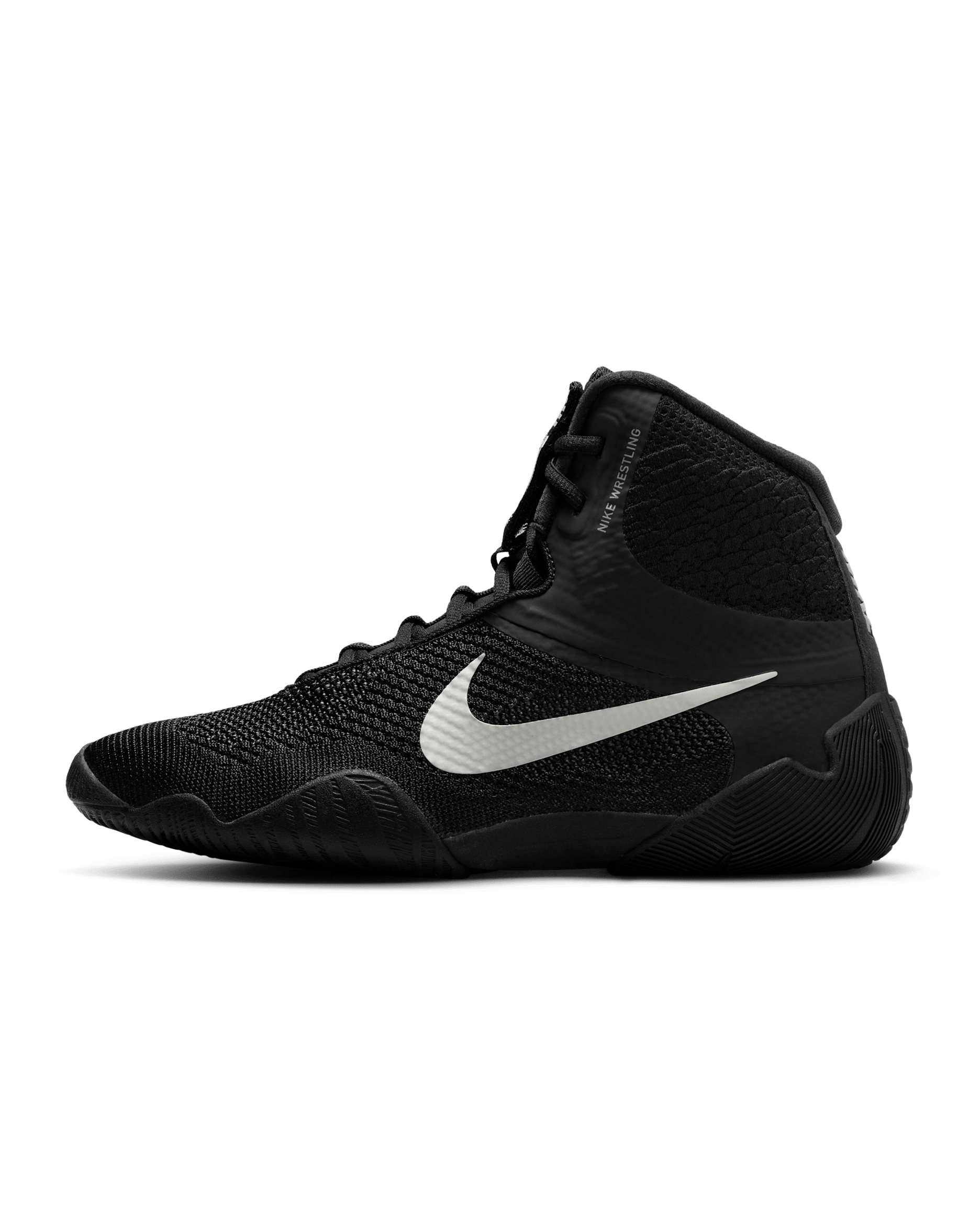 Tenis de lucha para hombre Nike Tawa - Negro/Negro/Plata metalizado