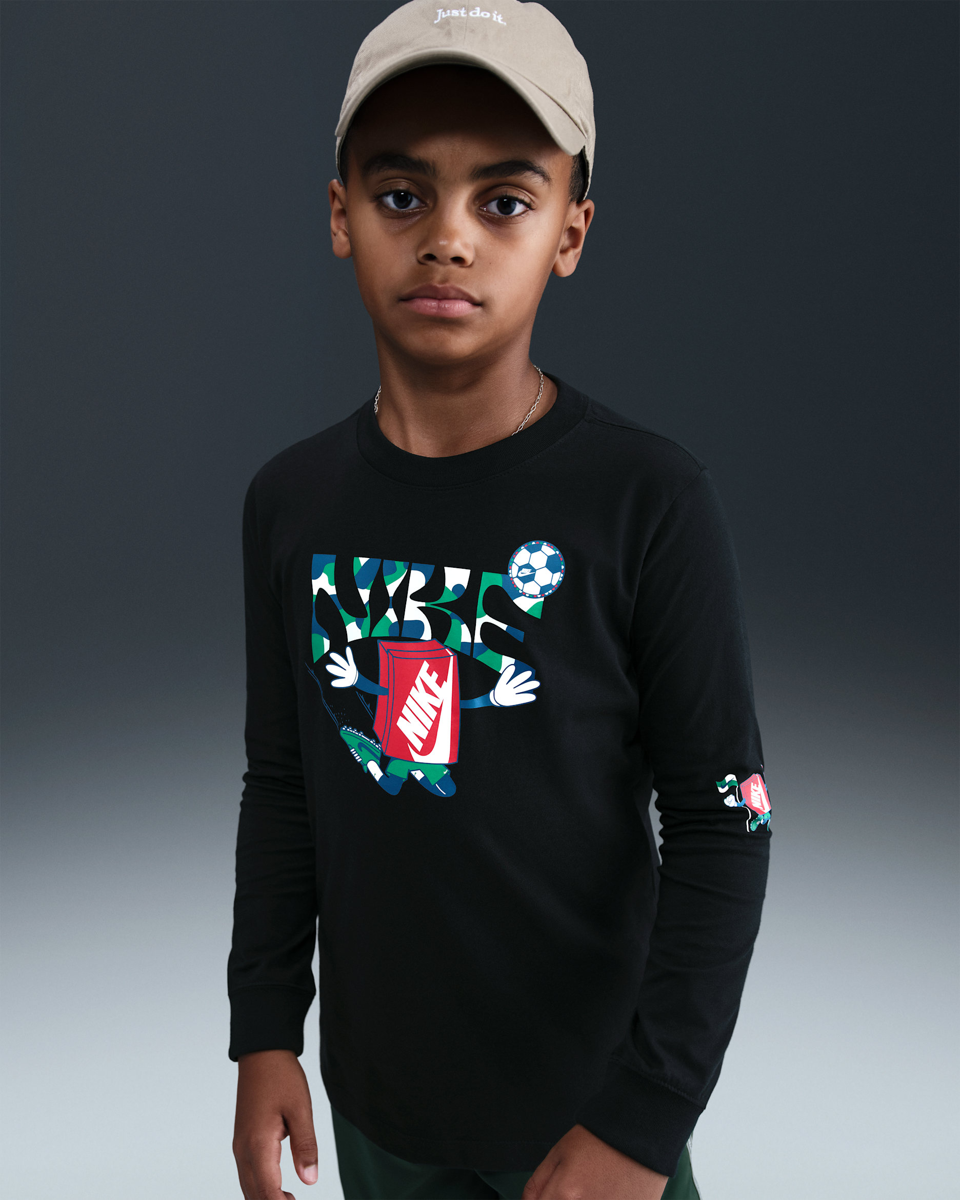 Nike Sportswear T-Shirt (ältere Kinder) - Schwarz