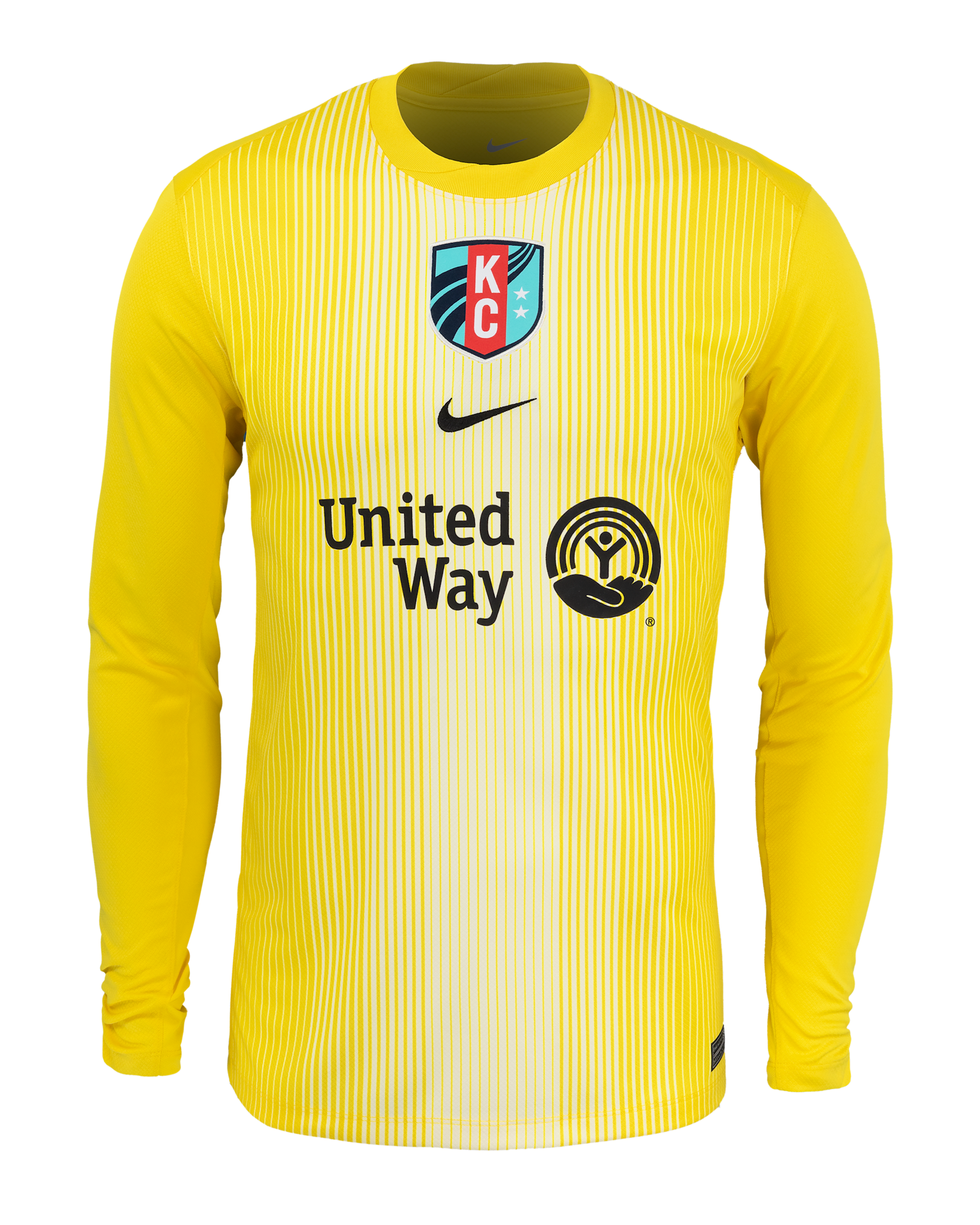 KC Current 2025 Stadium Goalkeeper Men's Nike NWSL Replica Jersey - Coconut Milk/Lightning