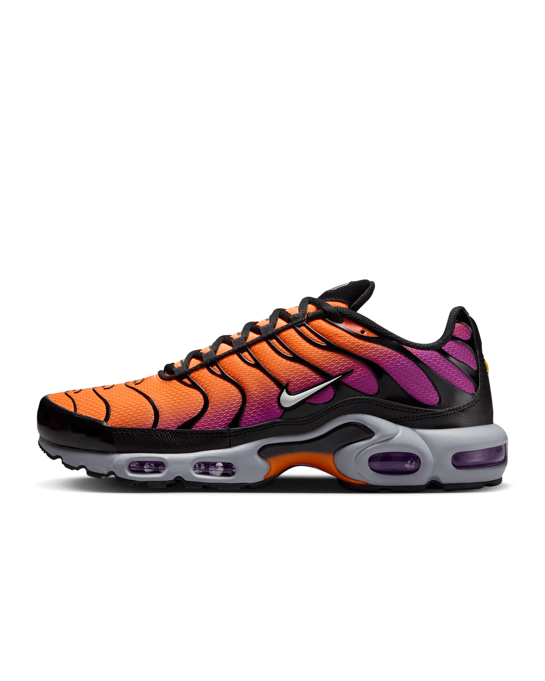 Nike Air Max Plus Men's Shoes - Black/Total Orange/Vivid Purple/Photon Dust