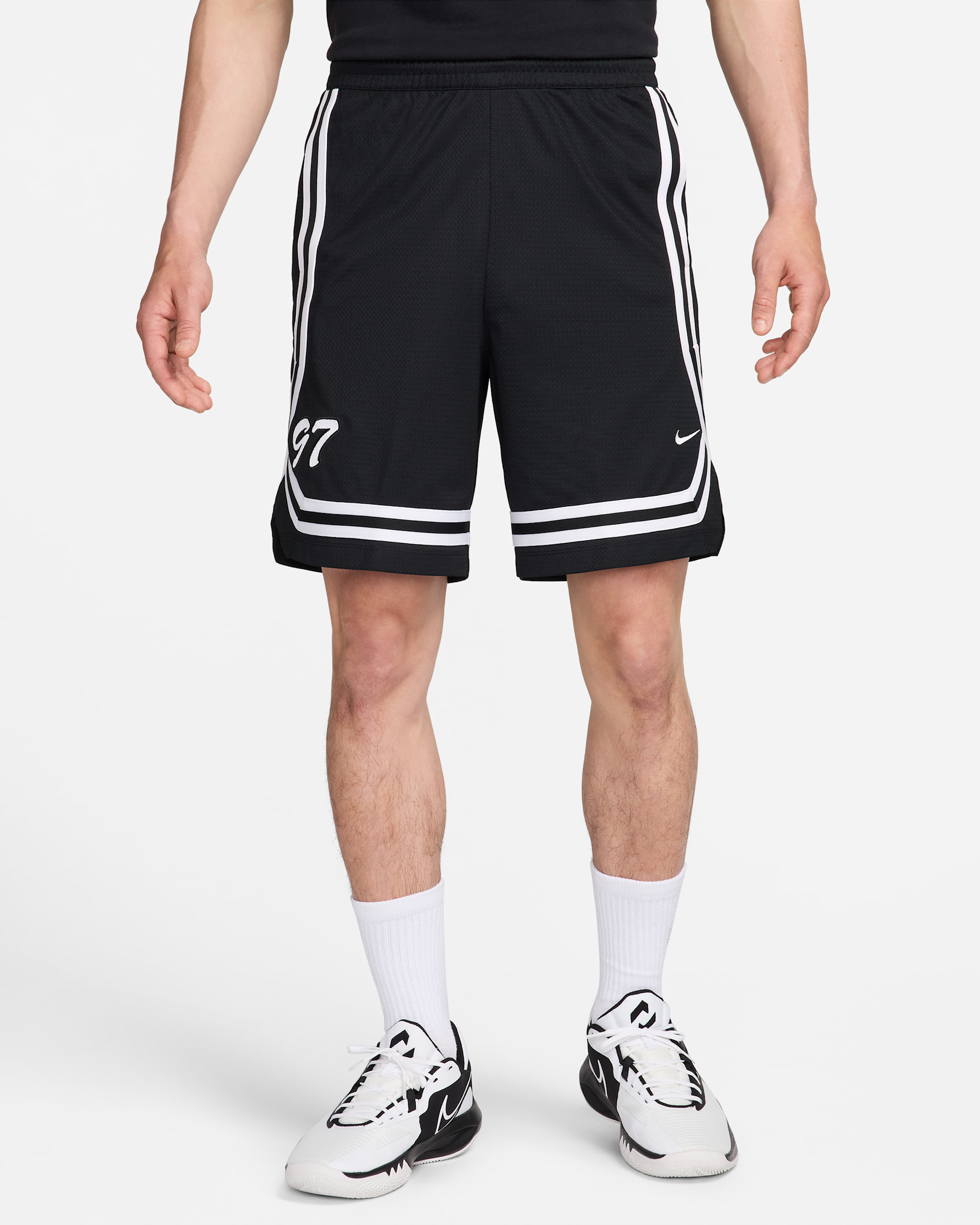 Nike DNA Crossover Men's Dri-FIT 20cm (approx.) Basketball Shorts - Black/White