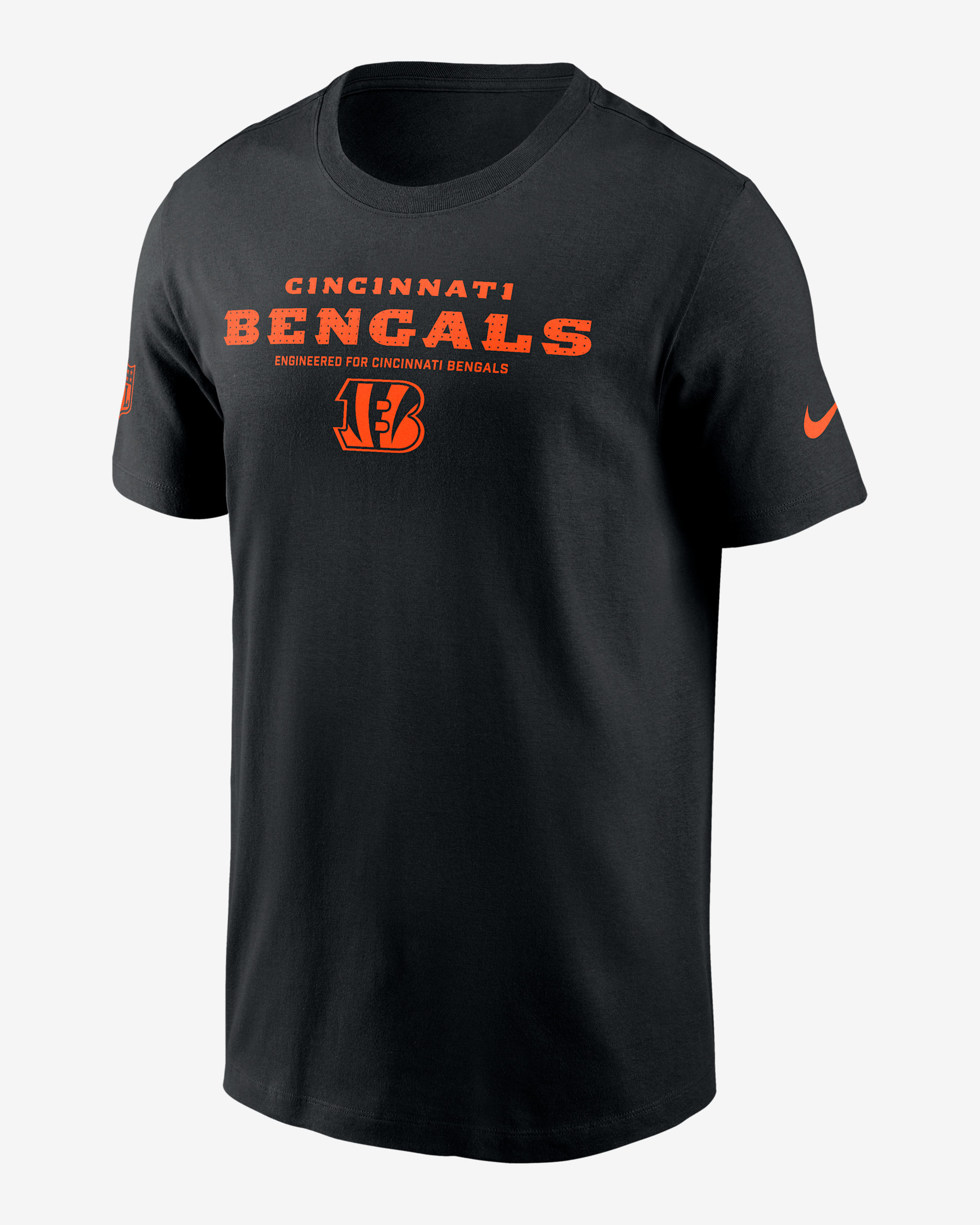 Cincinnati Bengals Sideline Team Issue Men's Nike Dri-FIT NFL T-Shirt - Black