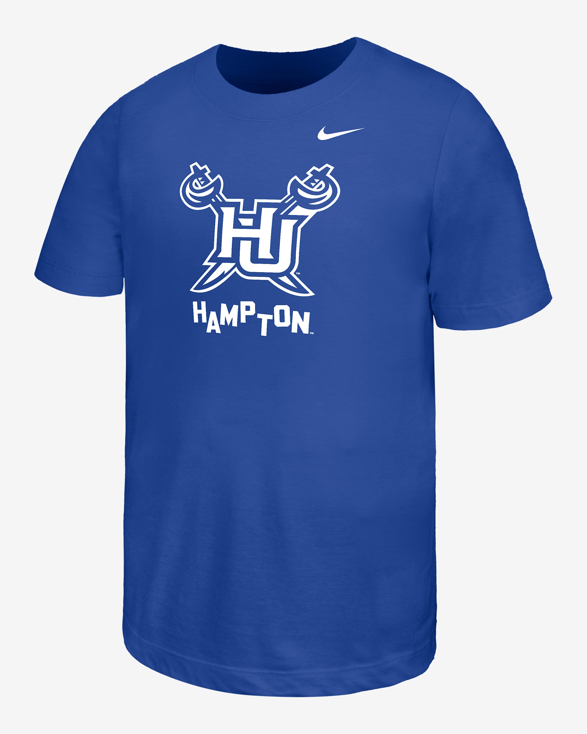 Nike College (Hampton University) Big Kids' Short-Sleeve T-Shirt - Game Royal