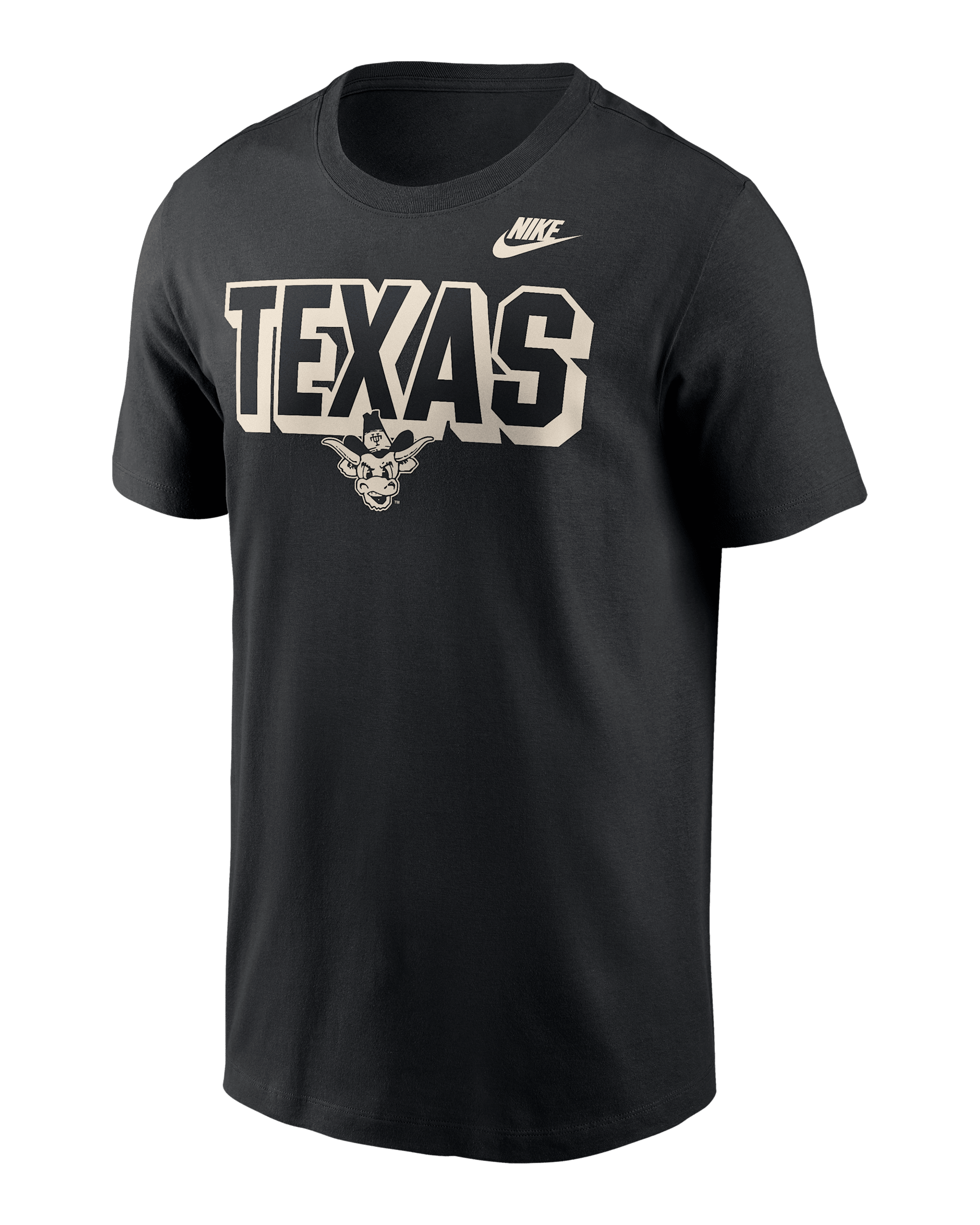 Texas Team Bold Men's Nike College T-Shirt - Black