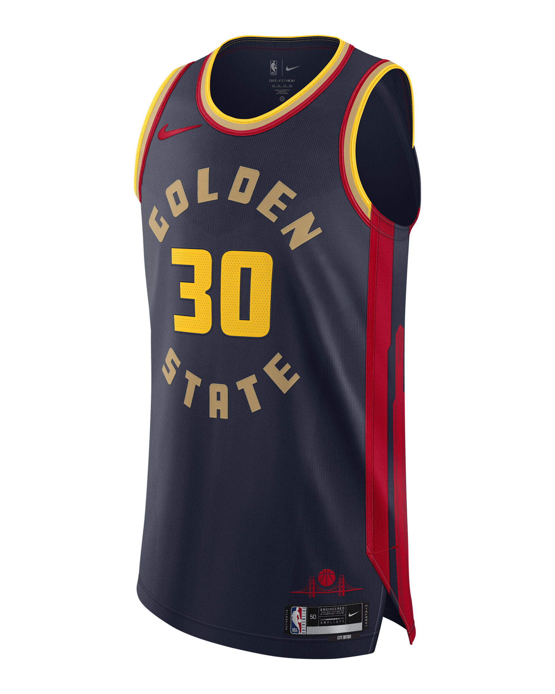 Stephen Curry Golden State Warriors 2024/25 City Edition Men's Nike Dri-FIT ADV NBA Authentic Jersey - College Navy