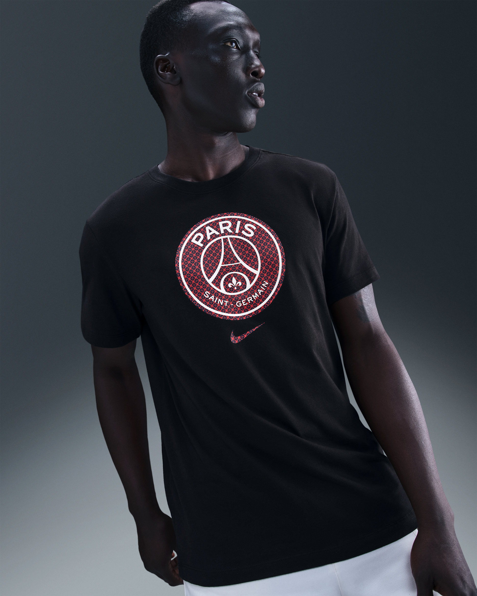 Paris Saint-Germain Men's Nike Soccer T-Shirt - Black