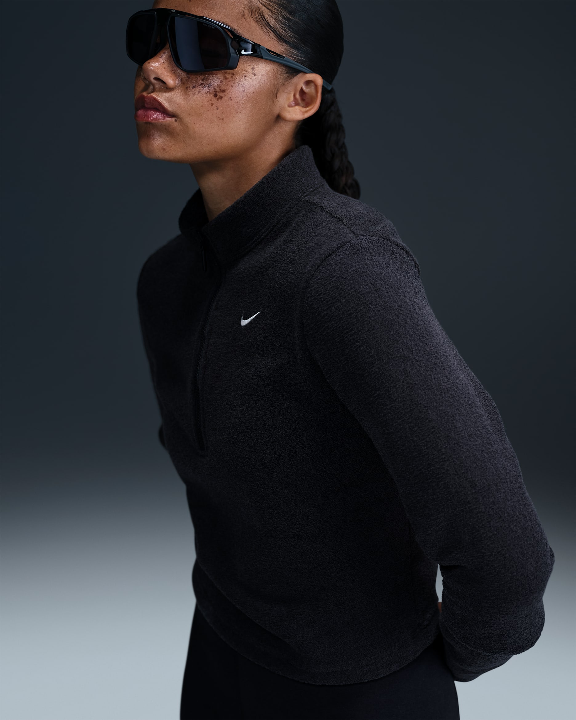 Nike Sportswear Phoenix Plush Women's Slim Long-Sleeve Cozy Fleece 1/2-Zip Top