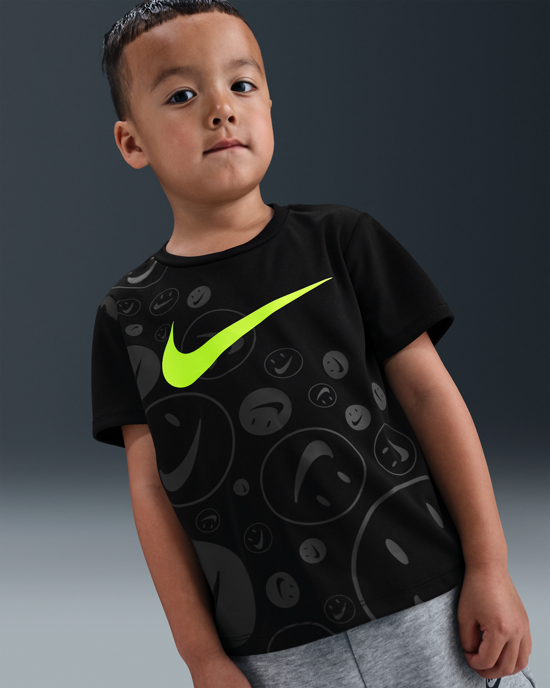 Nike Dri-FIT Toddler Icon T-Shirt - Black