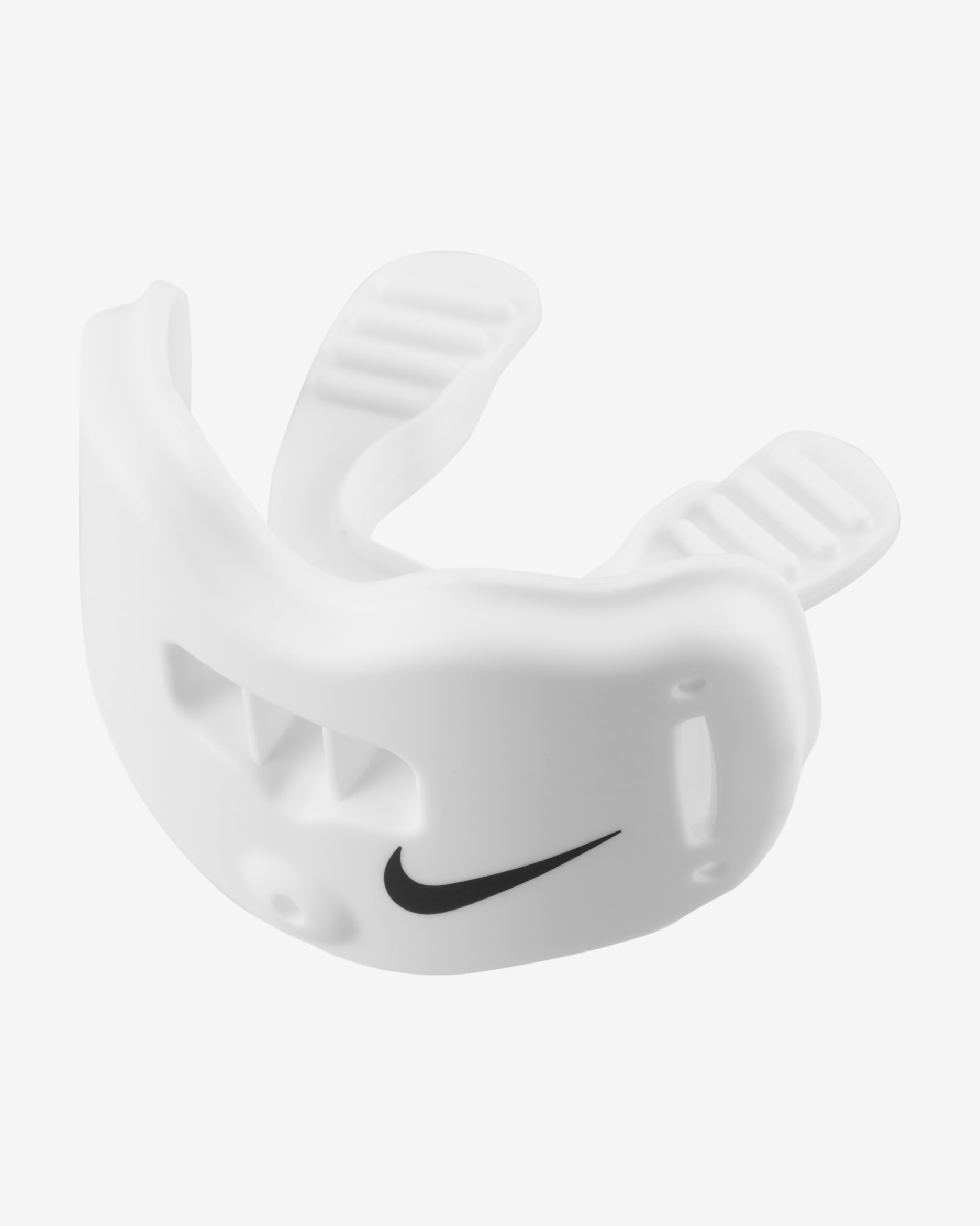 Protector bucal para fútbol con protección para los labios Nike Alpha 2.0 - Blanco