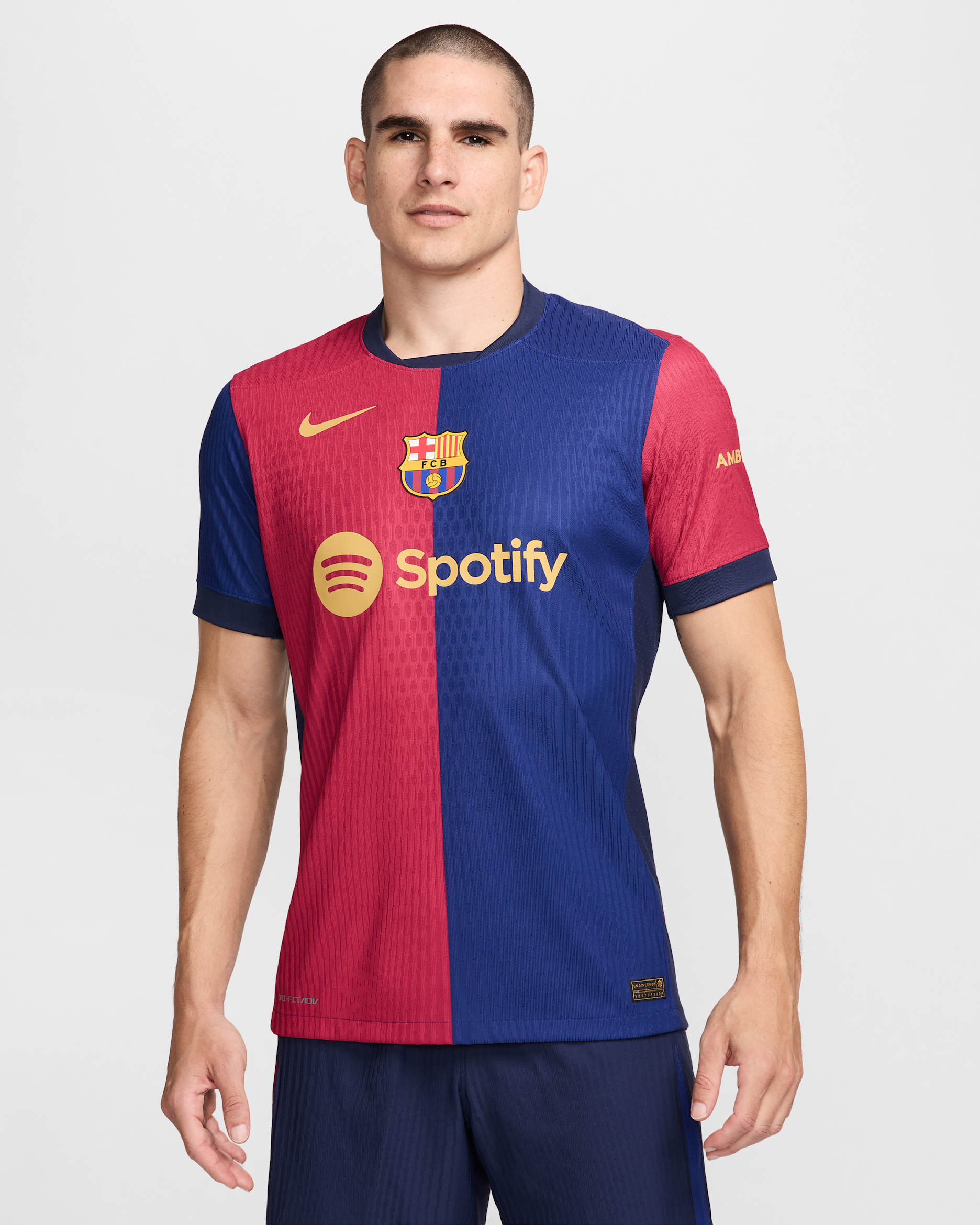 F.C. Barcelona 2024/25 Match Home Men's Nike Dri-FIT ADV Football Authentic Shirt - Deep Royal Blue/Noble Red/Midnight Navy/Club Gold