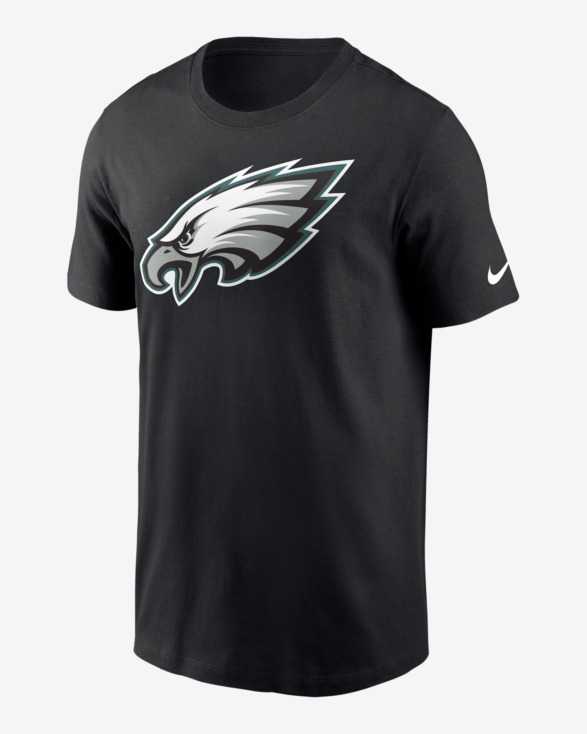 Playera para hombre Nike Logo Essential (NFL Philadelphia Eagles) - Negro