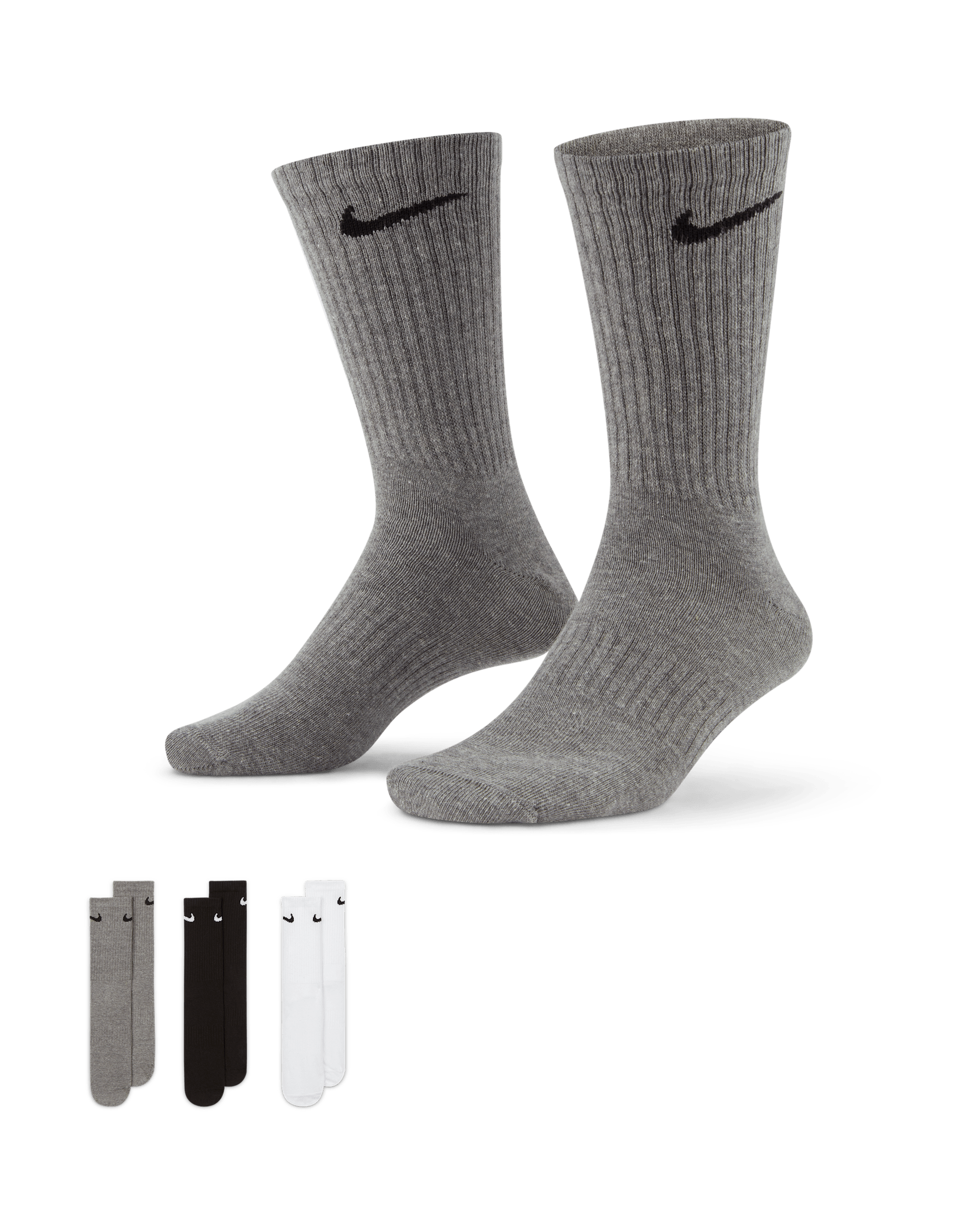 Meias de treino Nike Everyday Lightweight (3 pares) - Multicolor