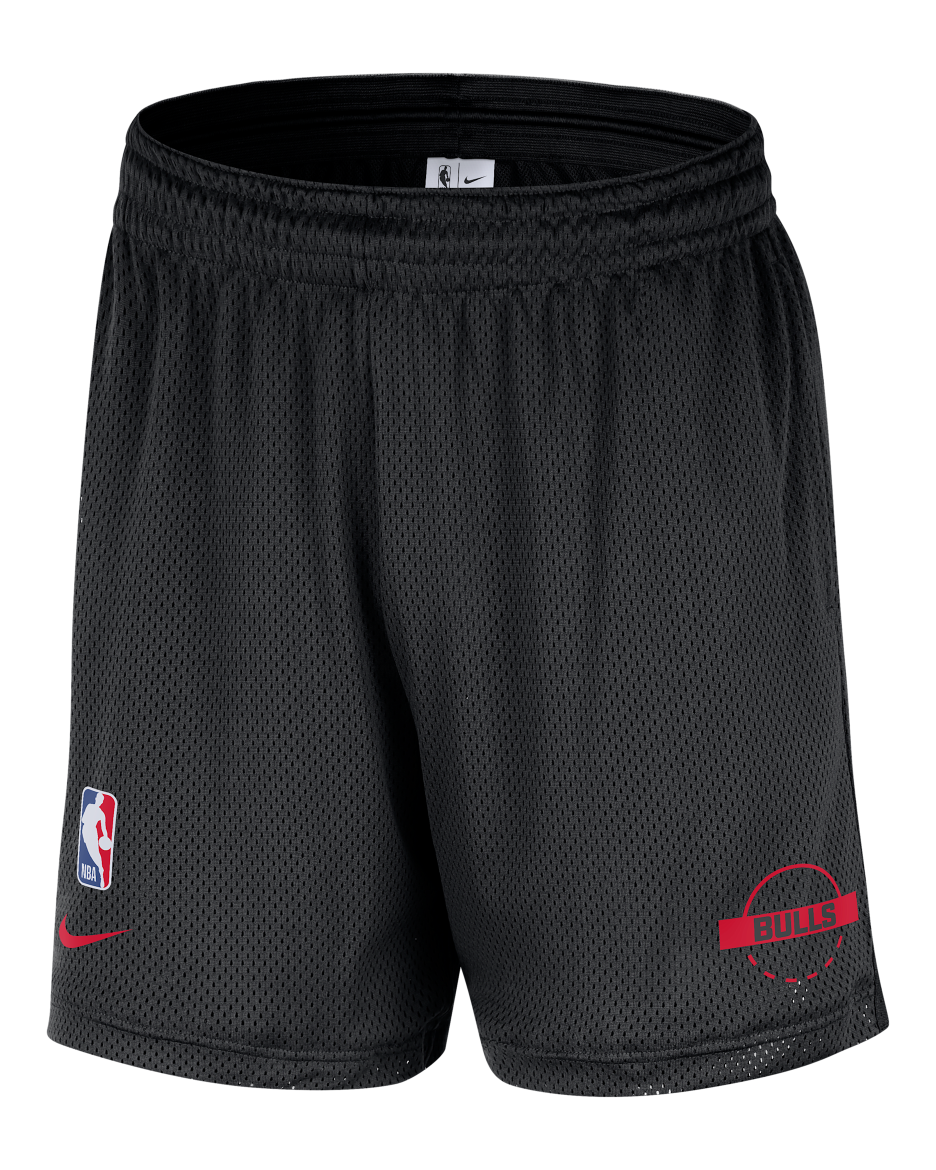 Shorts de malla Nike NBA para hombre Chicago Bulls - Negro/Rojo universitario