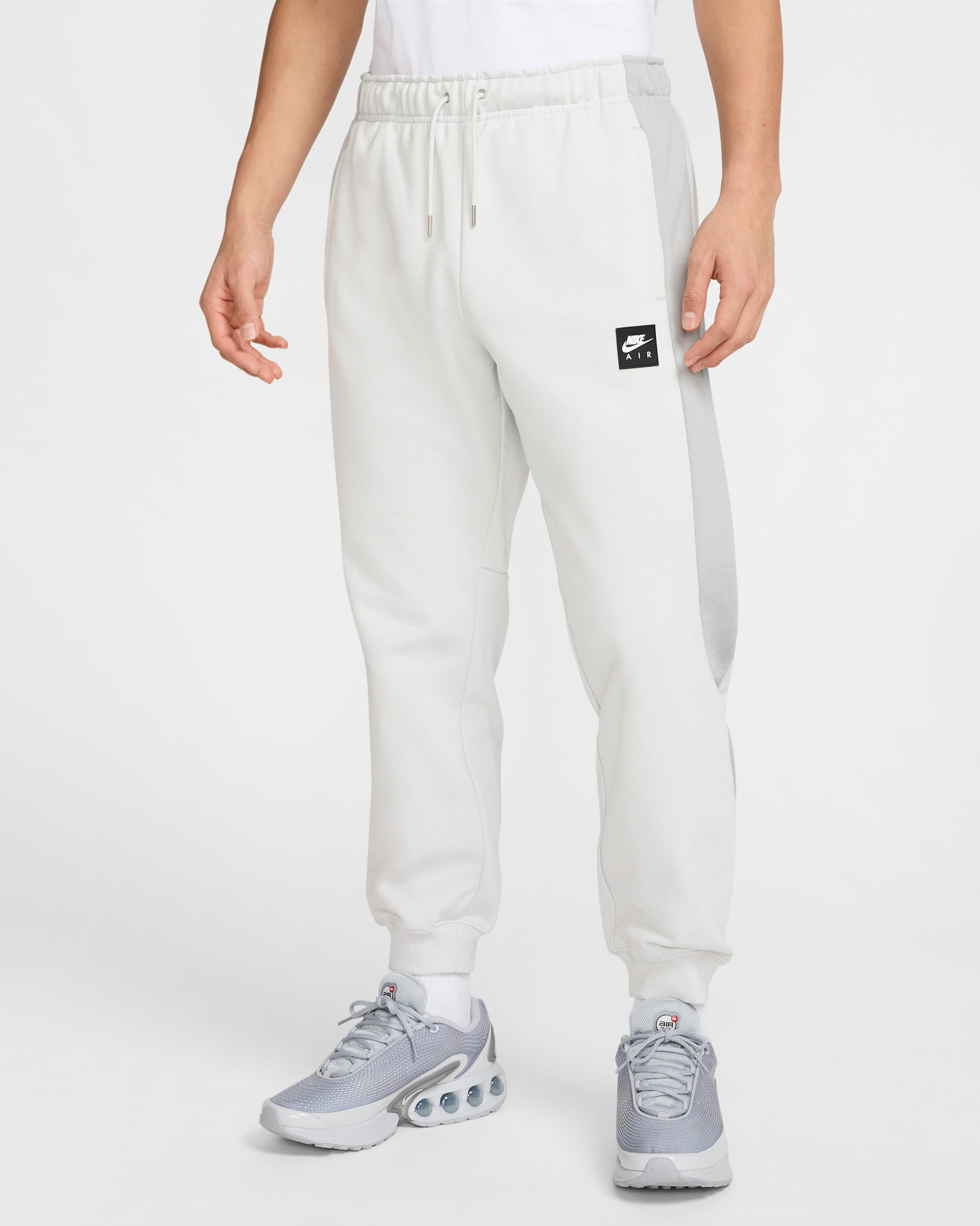 Nike Air Men's Fleece Joggers - Photon Dust/Light Smoke Grey/Black