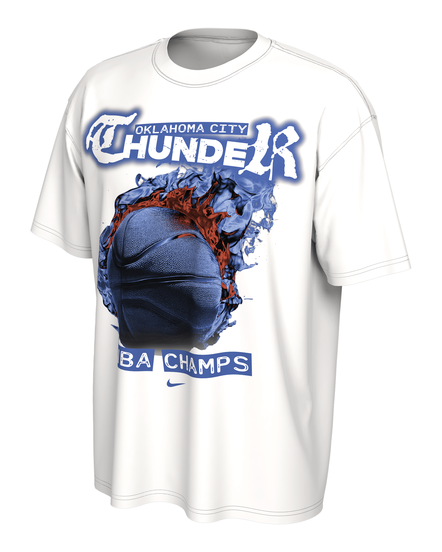 Oklahoma City Thunder Nike NBA Parade T-Shirt - White