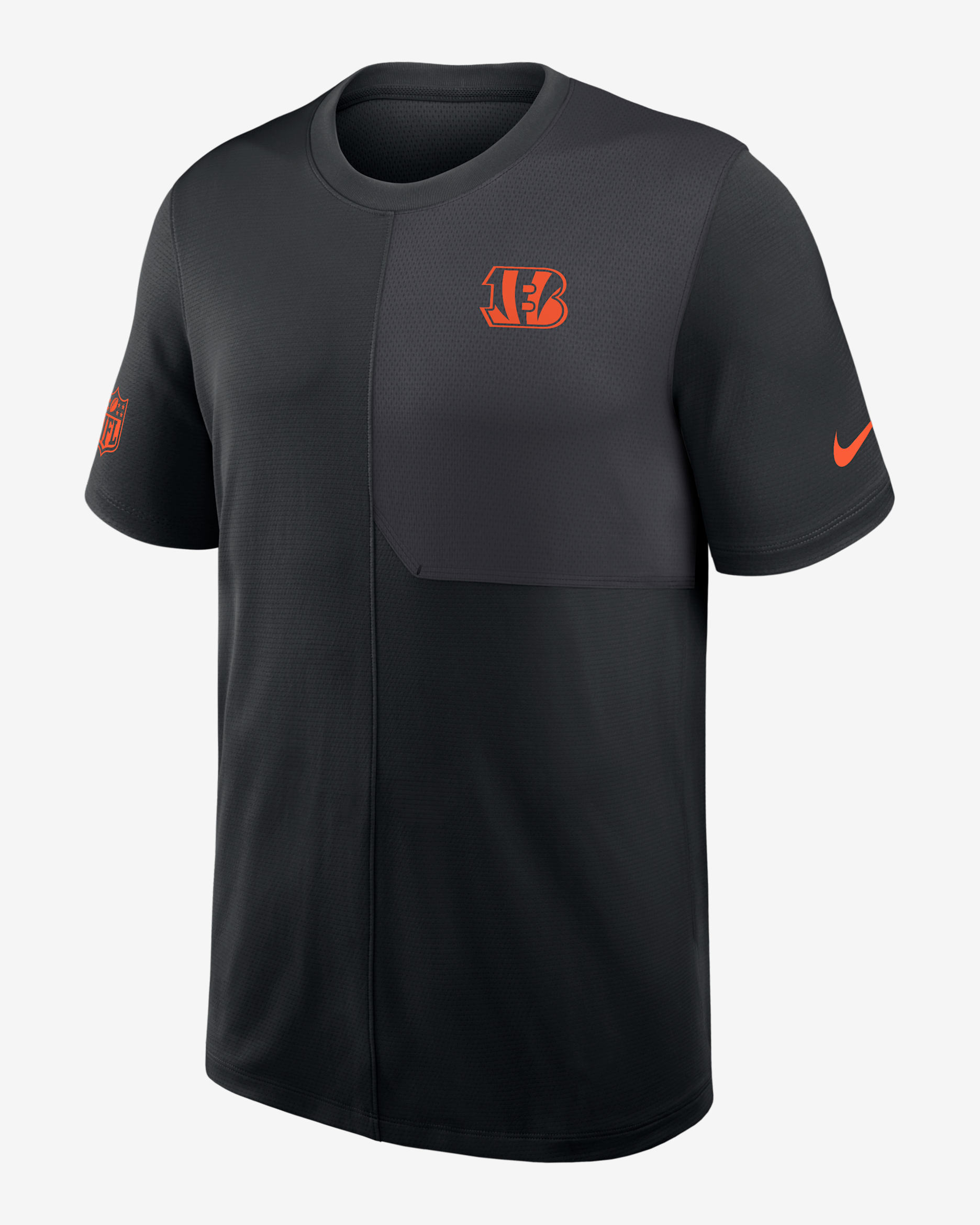 Cincinnati Bengals Sideline Coach Men's Nike Dri-FIT NFL Top - Black