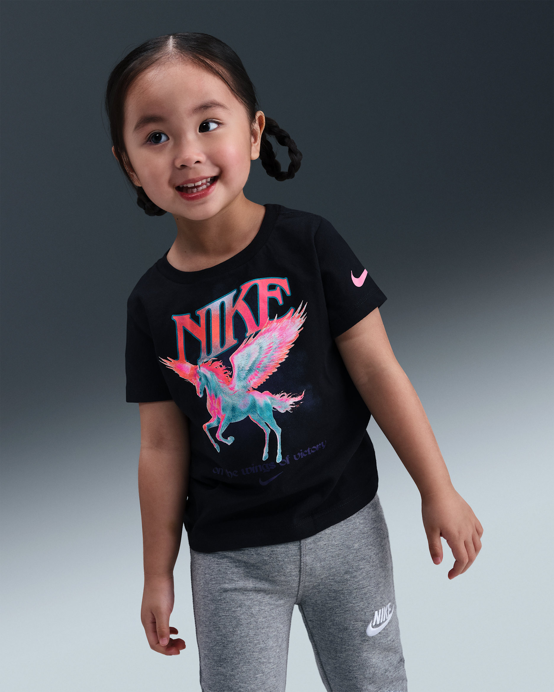 Playera Pegasus infantil Nike - Negro