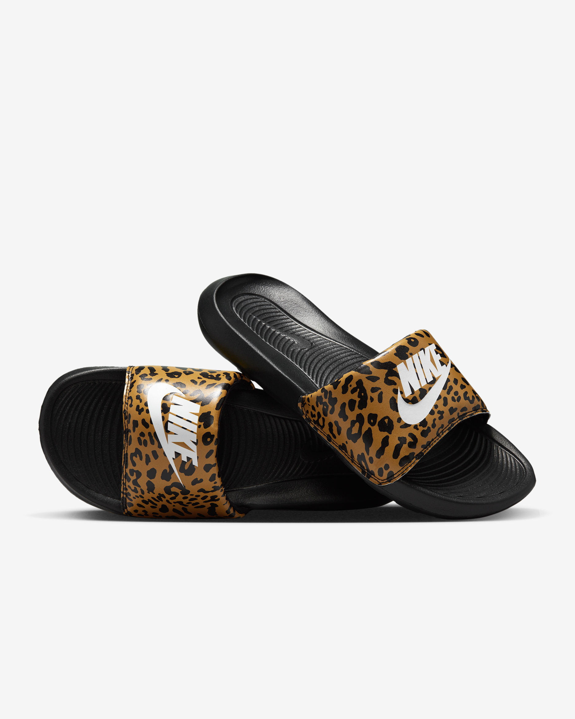 Nike Victori One Women's Print Slides - Chutney/Black/White