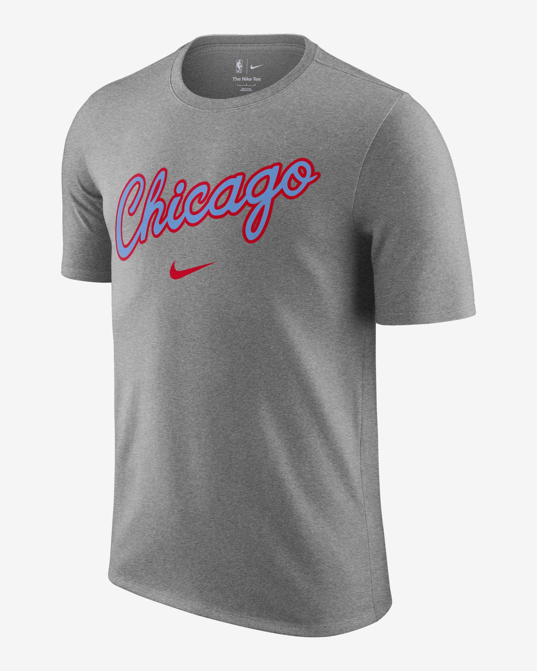 Chicago Bulls Essential City Edition Men's Nike NBA T-Shirt - Dark Grey Heather