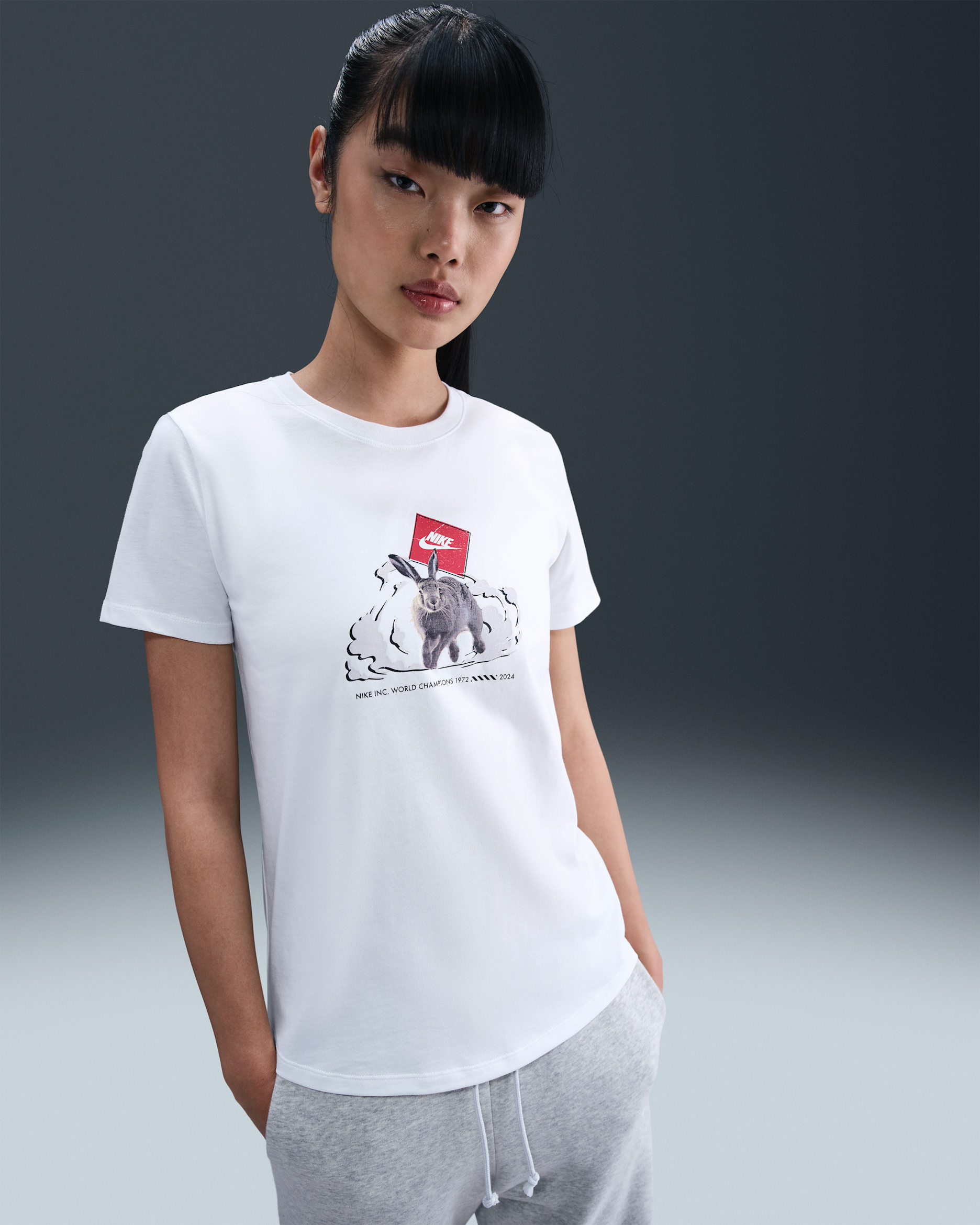 ナイキ スポーツウェア ウィメンズ Tシャツ - サミットホワイト/サミットホワイト