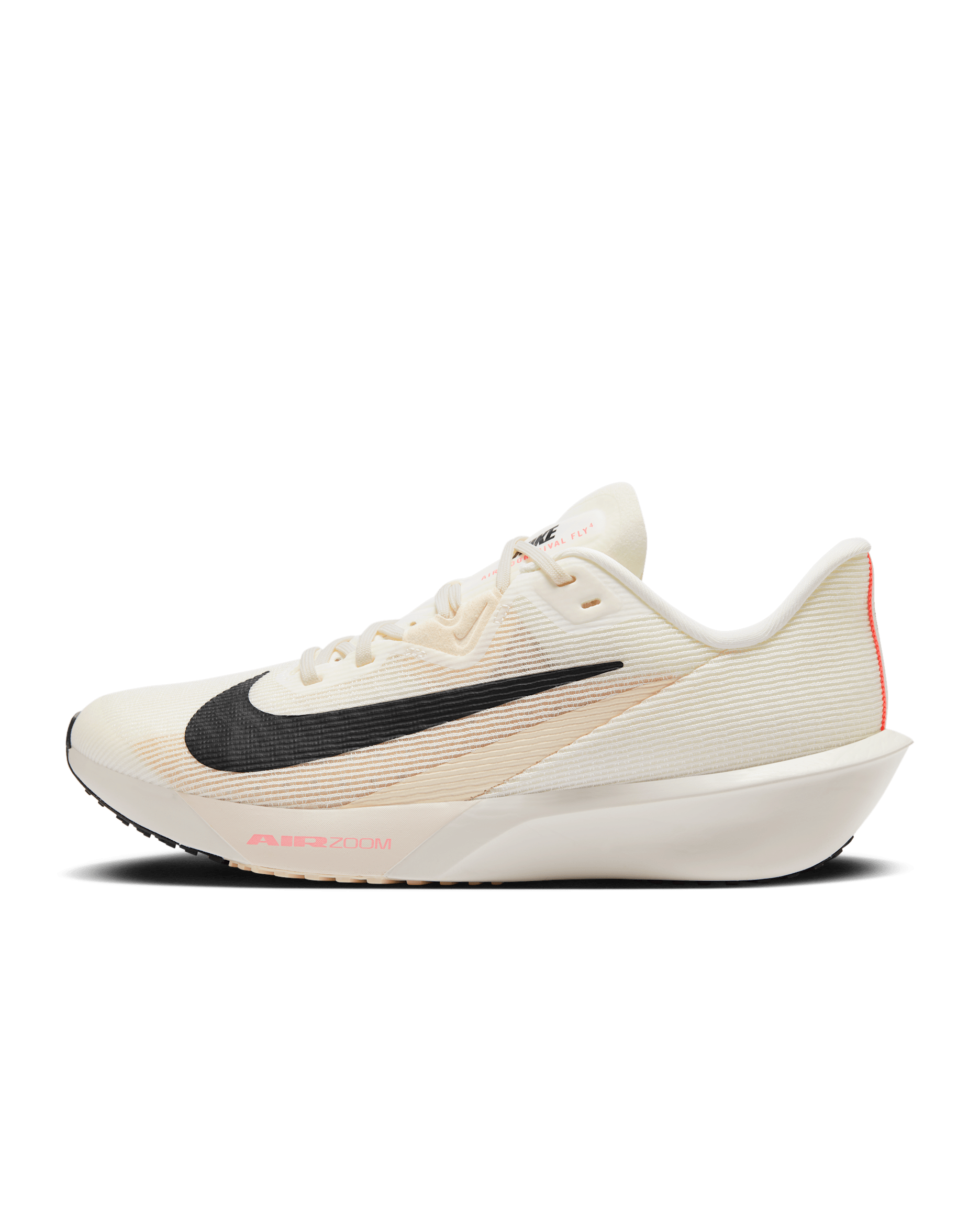 Nike Zoom Rival Fly 4 Men's Road Racing Shoes - Sail/Pale Ivory/Guava Ice/Black
