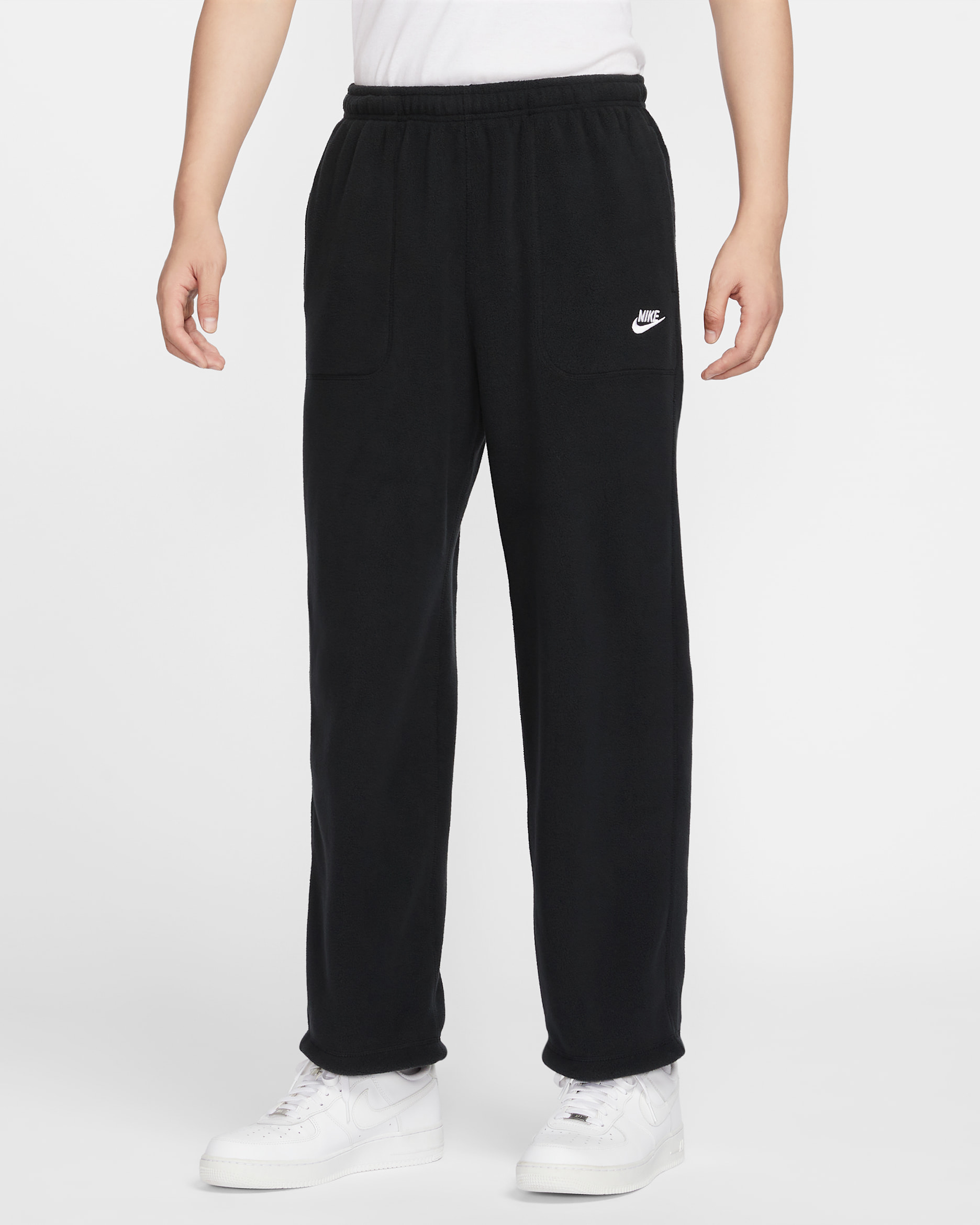 Nike Sportswear Club Men's Winterized Pants - Black/White