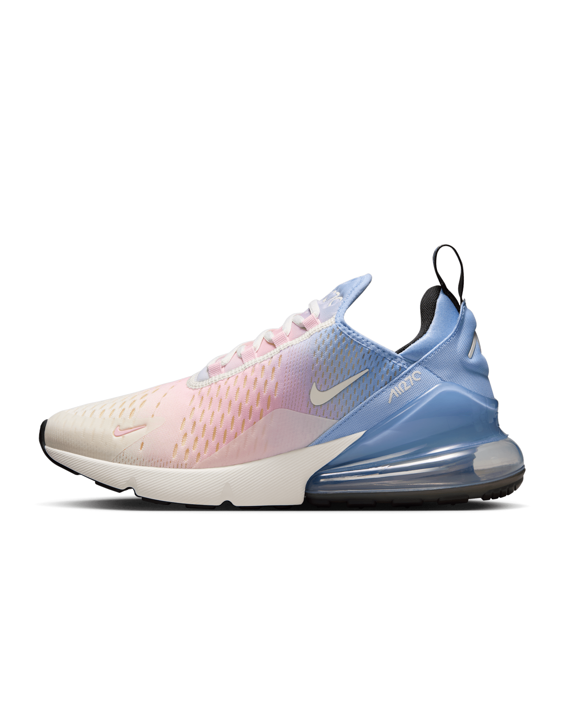Tenis para mujer Nike Air Max 270 - Aluminio/Alabastro/Espuma rosa/Vela