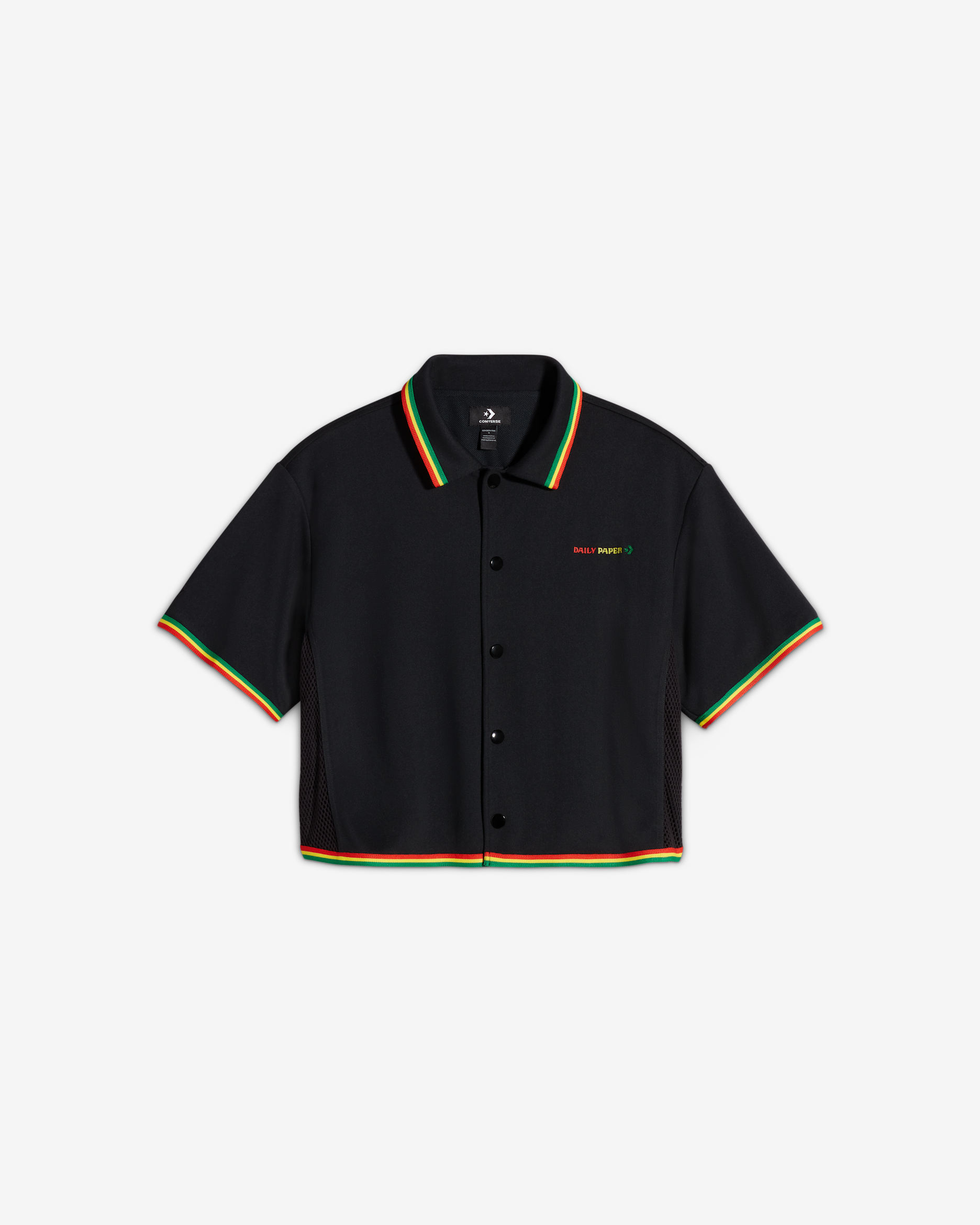 Converse x Daily Paper Cropped Shirt - Black