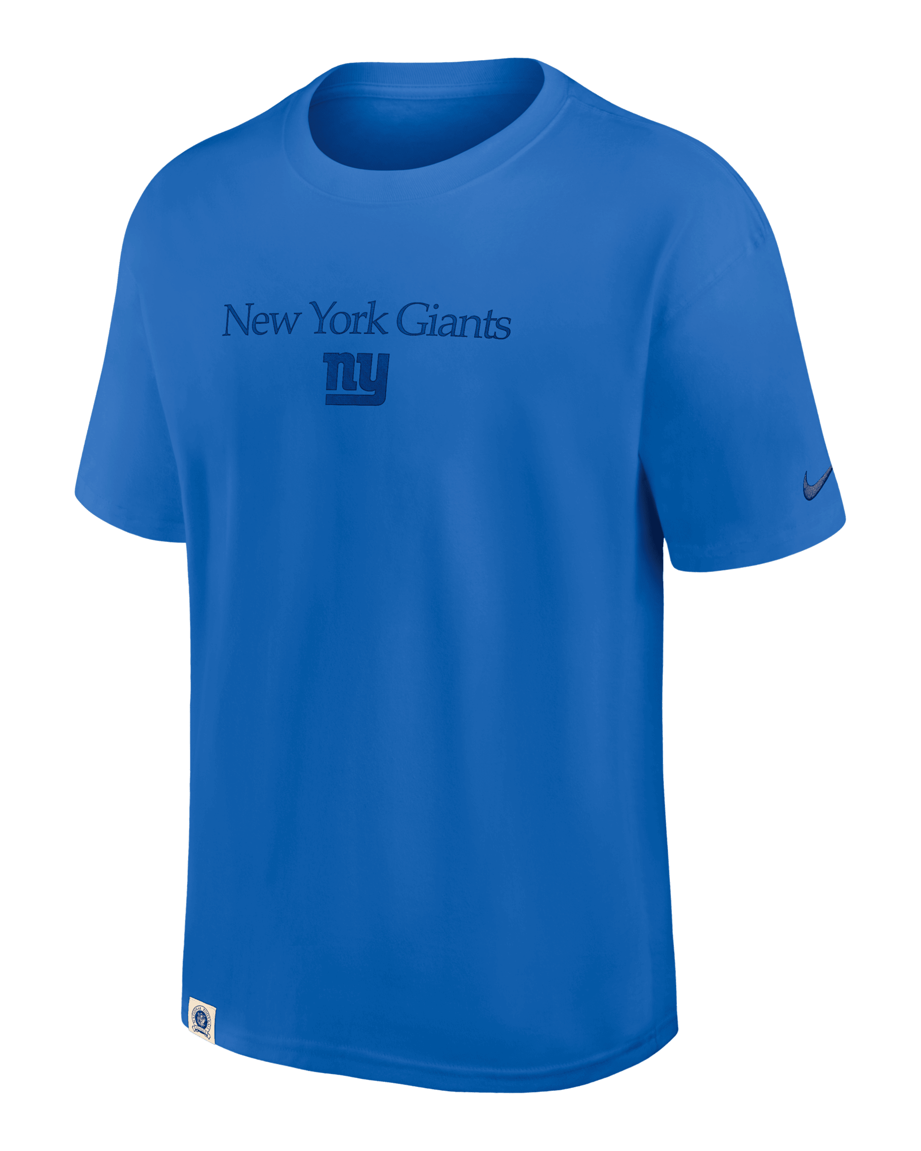 Playera Nike de la NFL para hombre New York Giants Glory Max90 - Azul señal