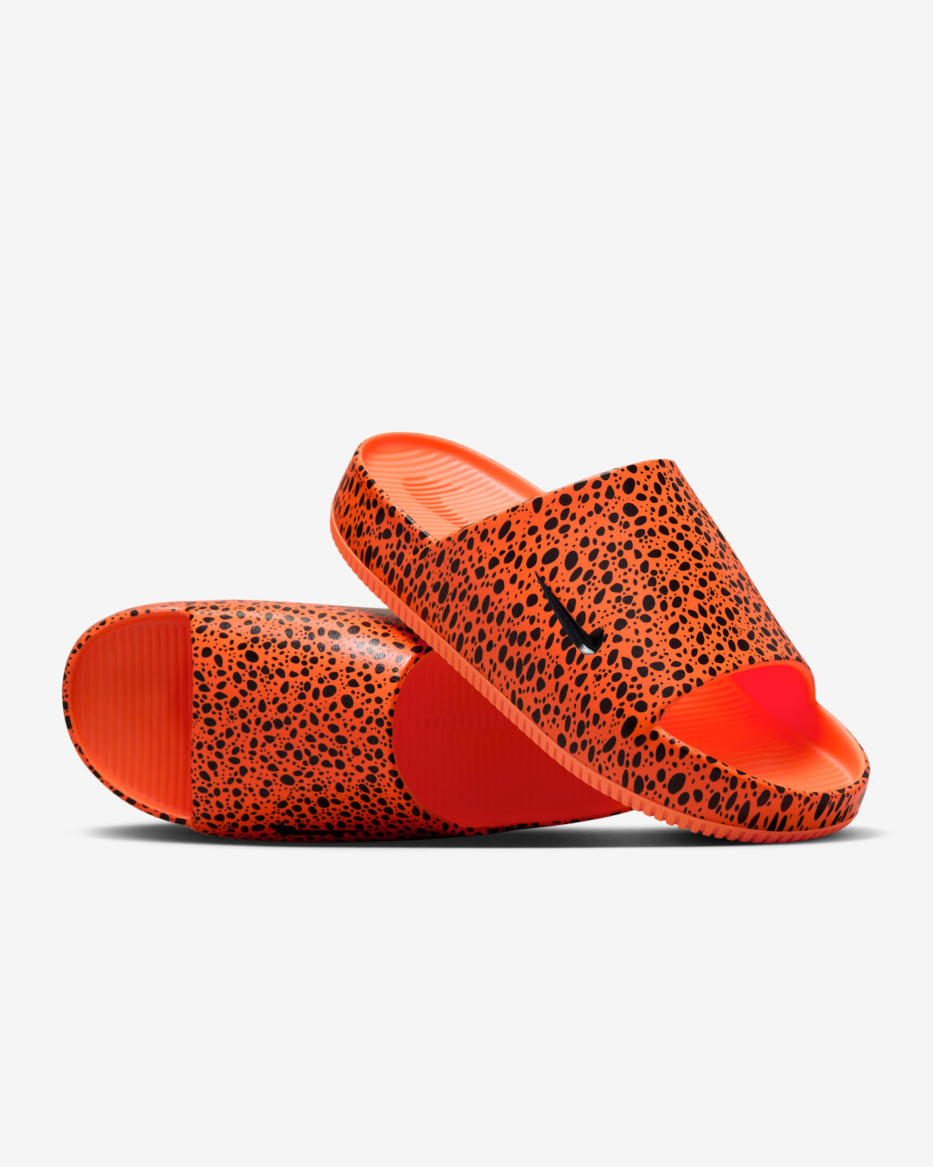 Nike Calm Electric Men's Slides - Total Orange/Total Orange/Dark Obsidian