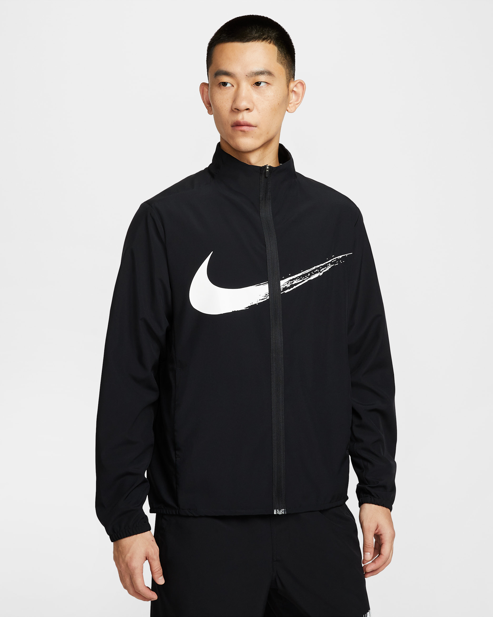 Nike Form Men's Dri-FIT Versatile Jacket - Black/White