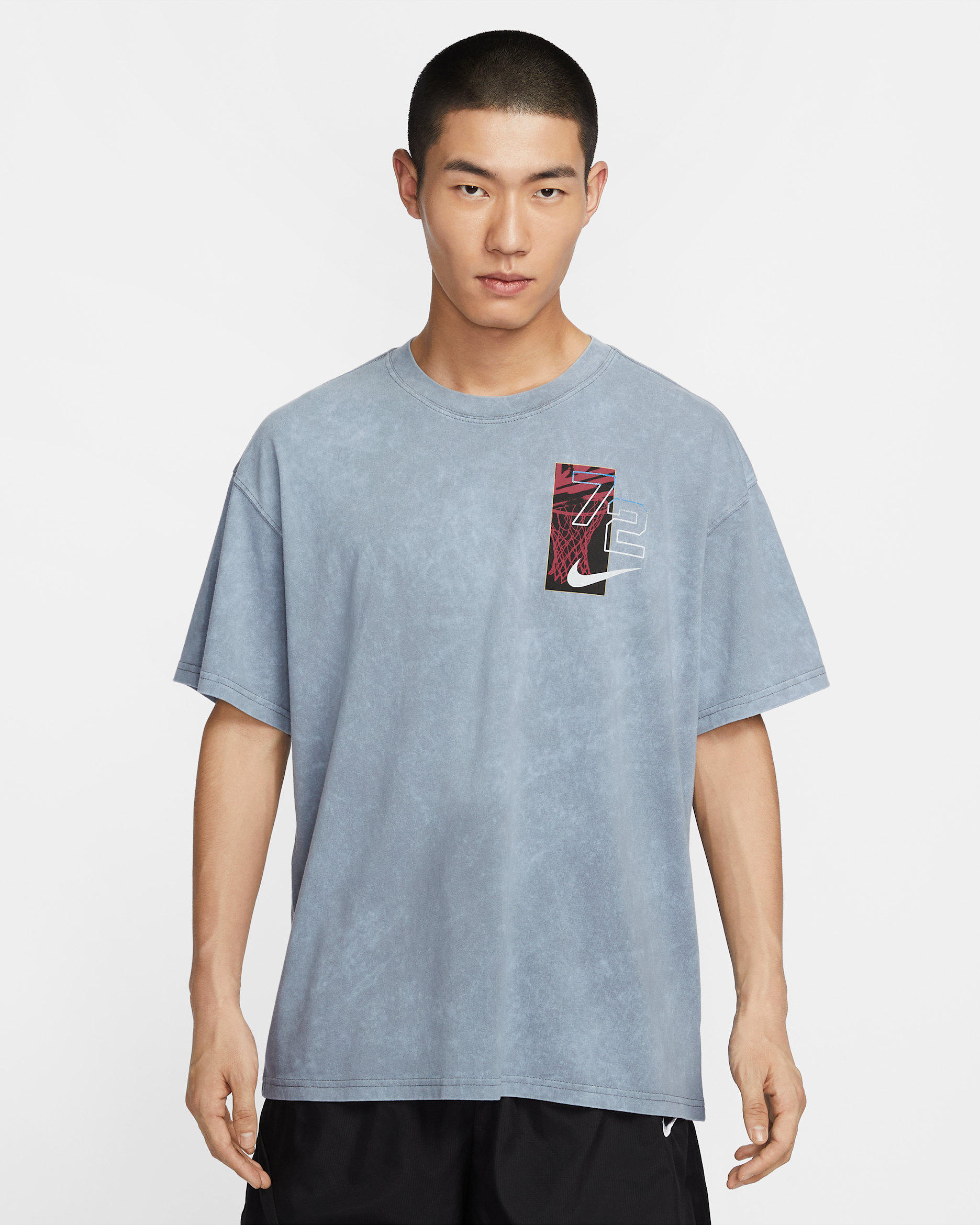 Nike Men's Max90 Basketball T-Shirt - Cool Grey