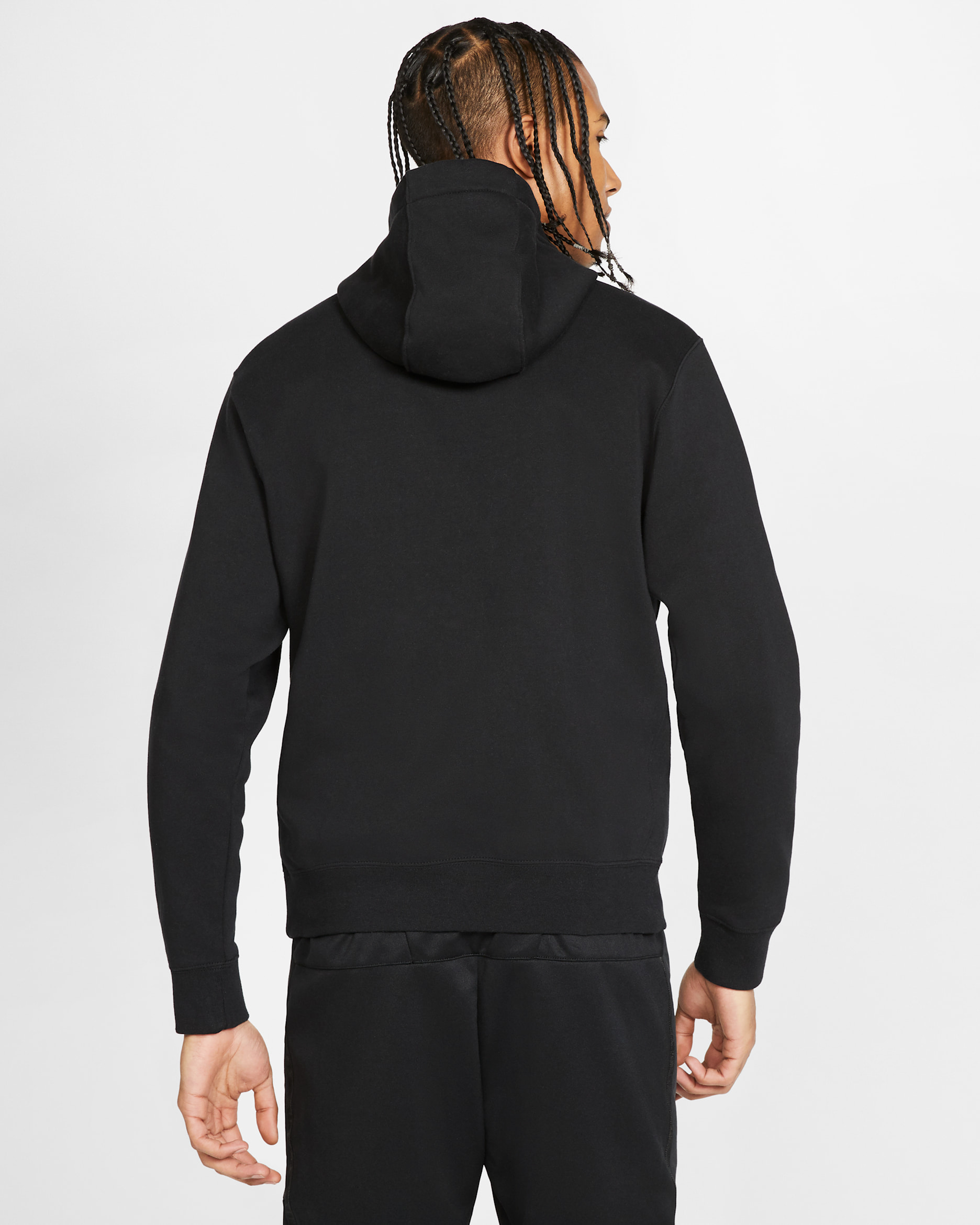 Sweat à capuche et zip Nike Sportswear Club Fleece pour Homme