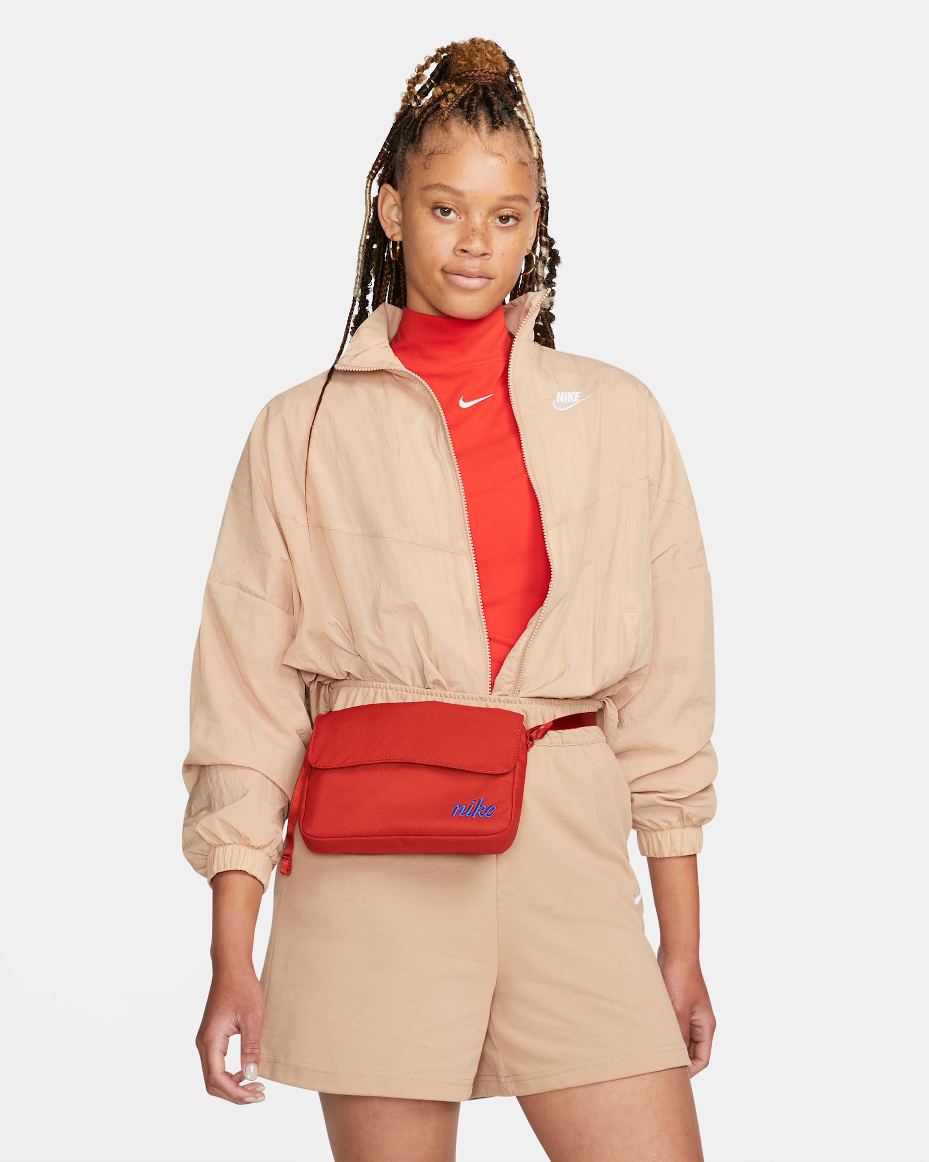 Nike Sportswear Futura 365 斜背包 (3 公升) - Cinnabar/Cinnabar/Lapis