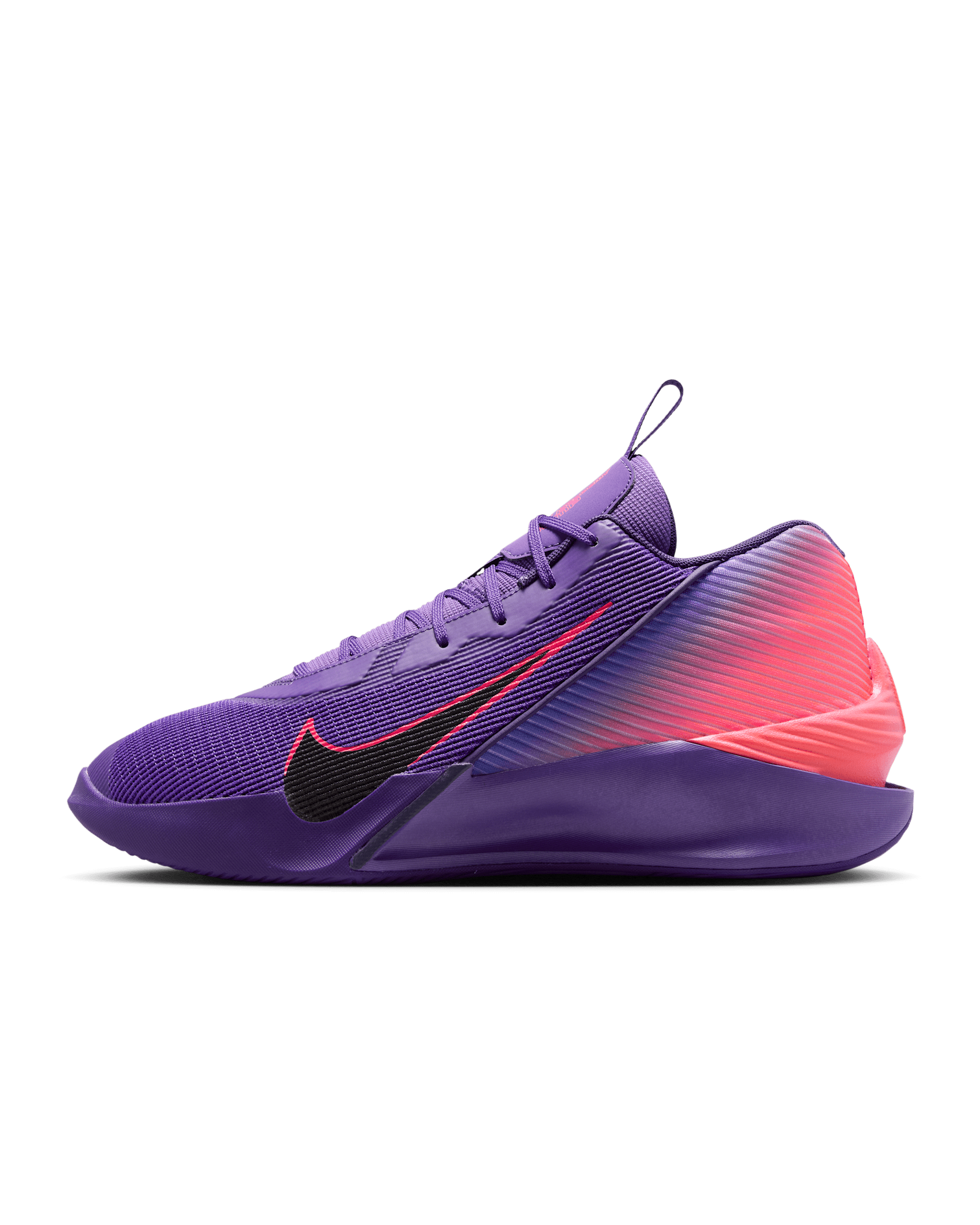 Nike G.T. Jump Academy EP Basketball Shoes - Wild Grape/Bright Crimson/Ink/Black