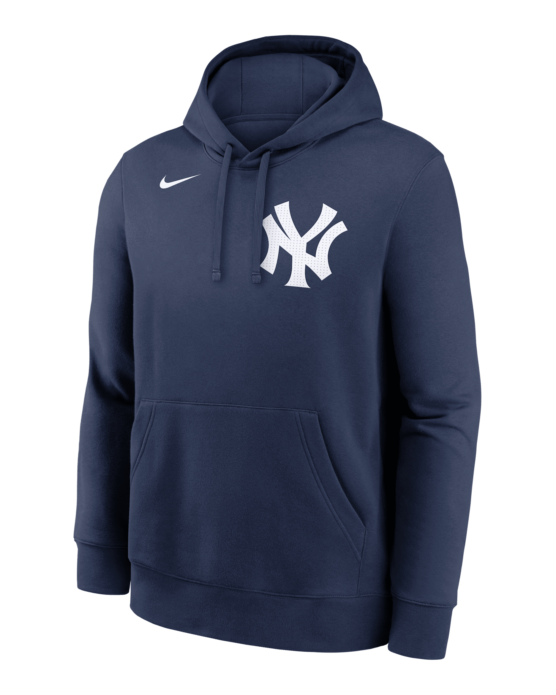 Sudadera con gorro sin cierre Nike de la MLB para hombre Giancarlo Stanton New York Yankees Club - Azul marino