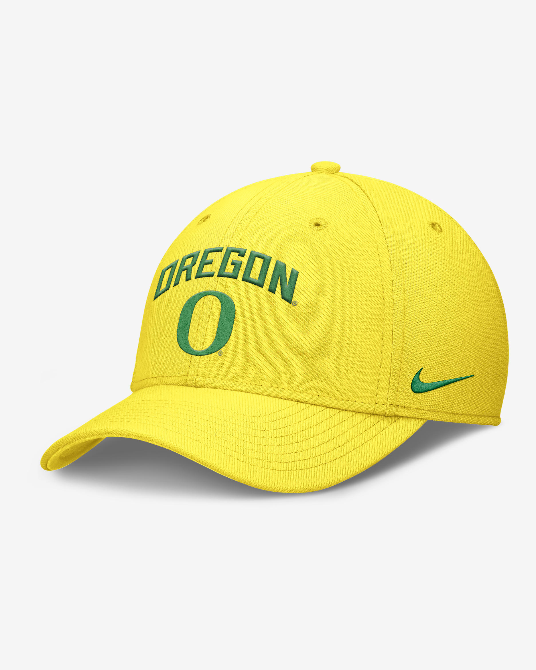 Oregon On-Field Rise Swoosh Men's Nike Dri-FIT College Hat - Yellow