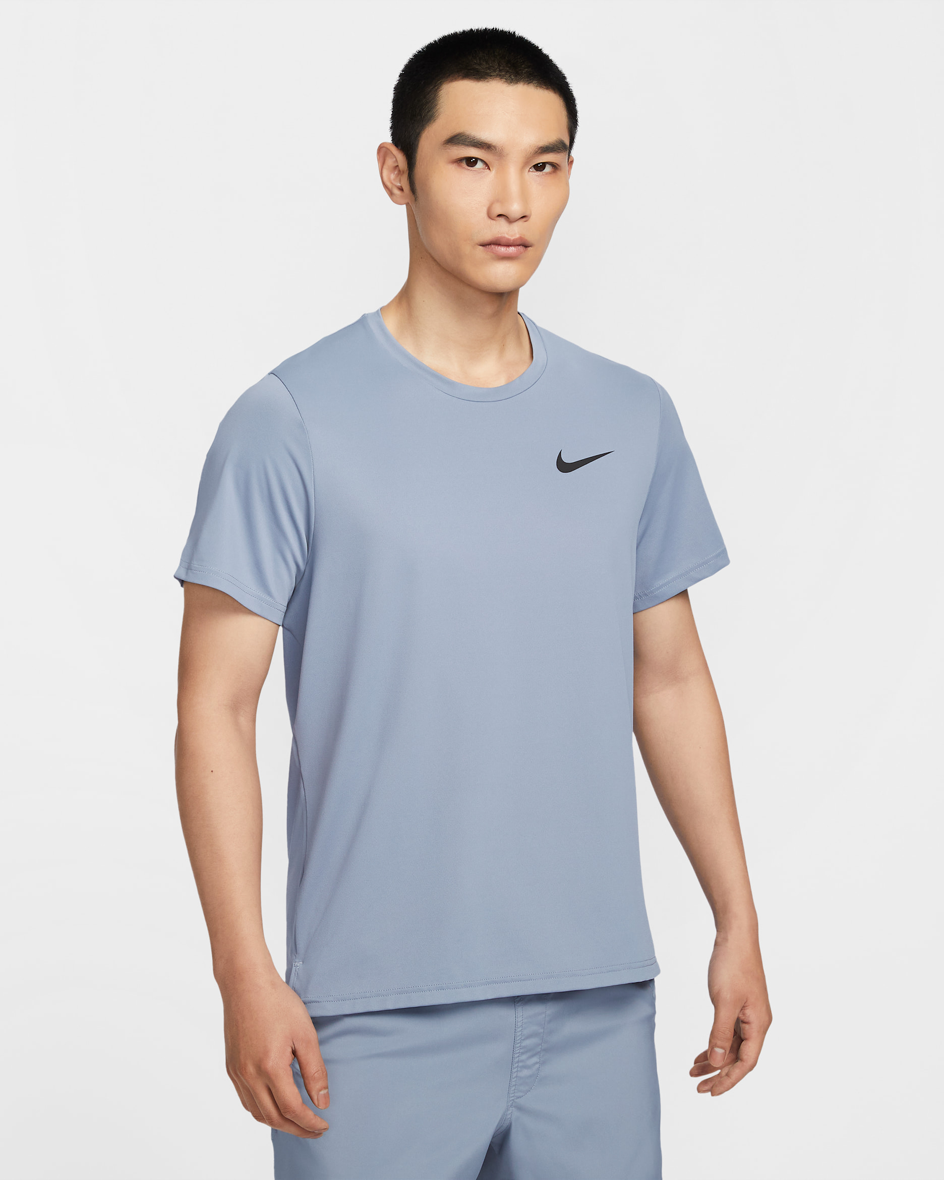 ナイキ プロ Dri-FIT メンズ ショートスリーブ トップ - アッシェンスレート/ブラック